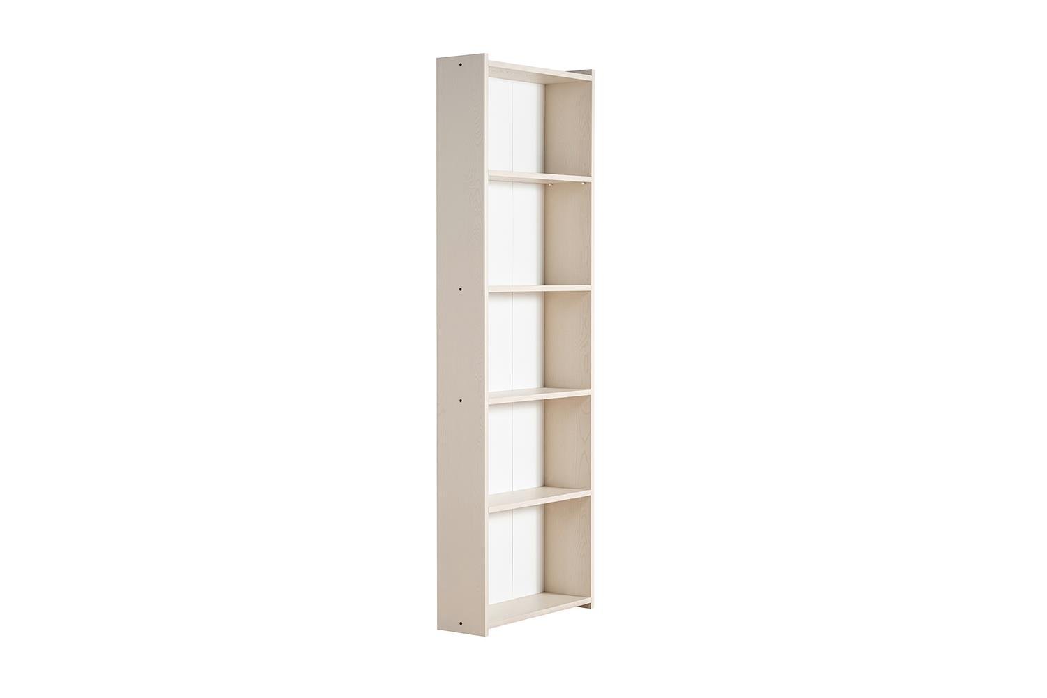 Ceramical KTS2 Modern 5 Raflı Kitaplık - 60x180 Cm - Vizon Bej