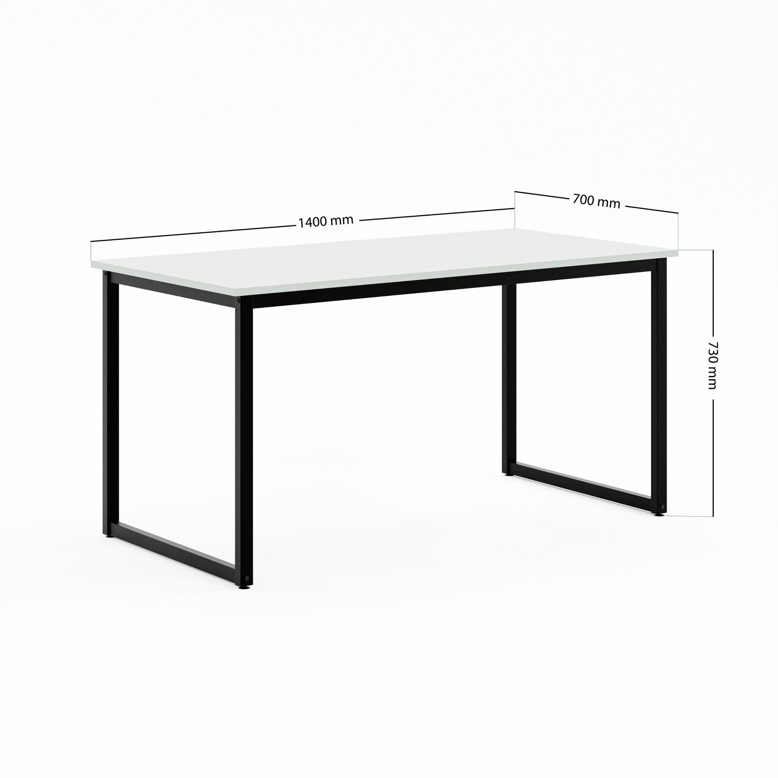 Ceramical MM1 Mutfak Masası - 70x140 cm - Beyaz