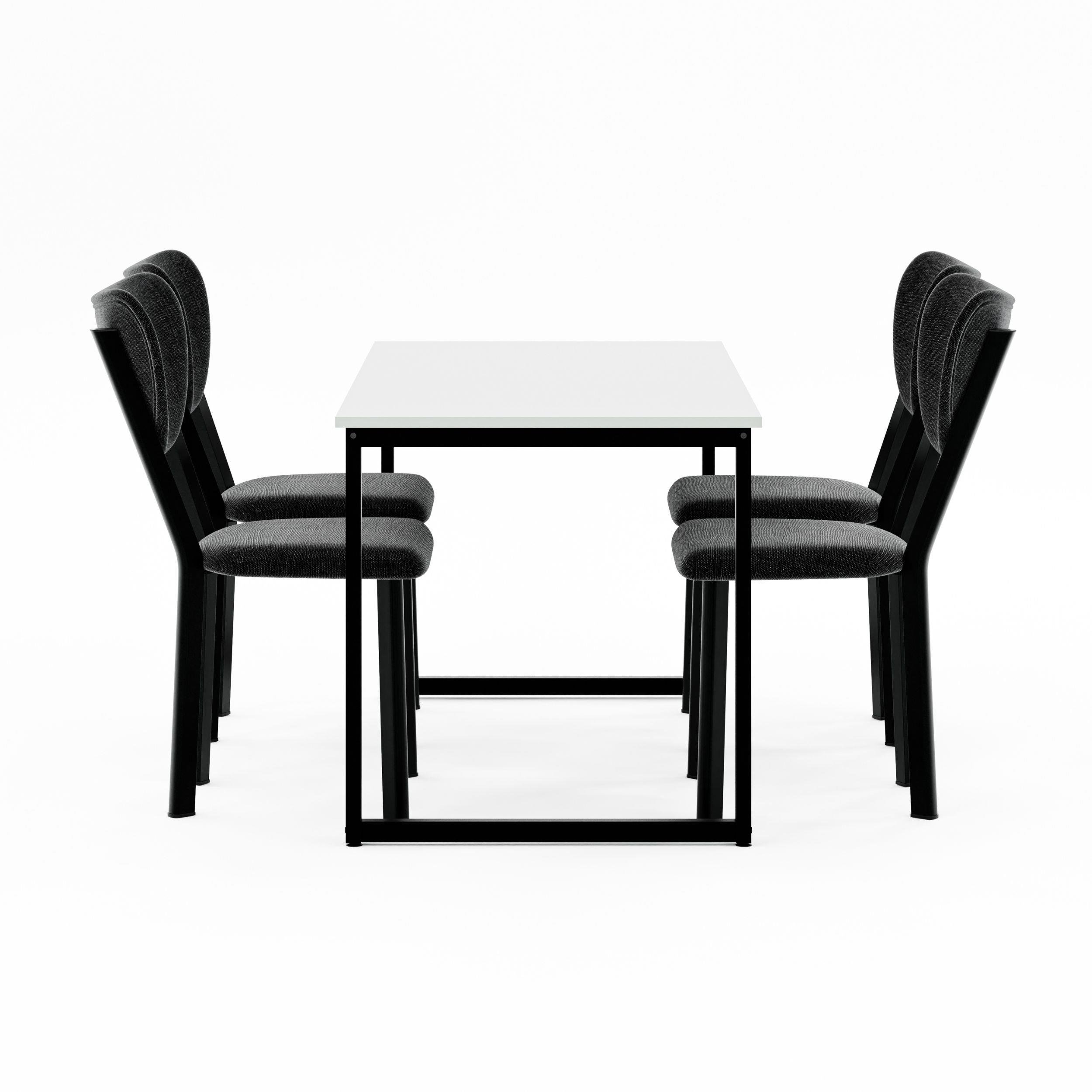 Ceramical MMT Mutfak Masa Takımı - 70x140 cm - Beyaz