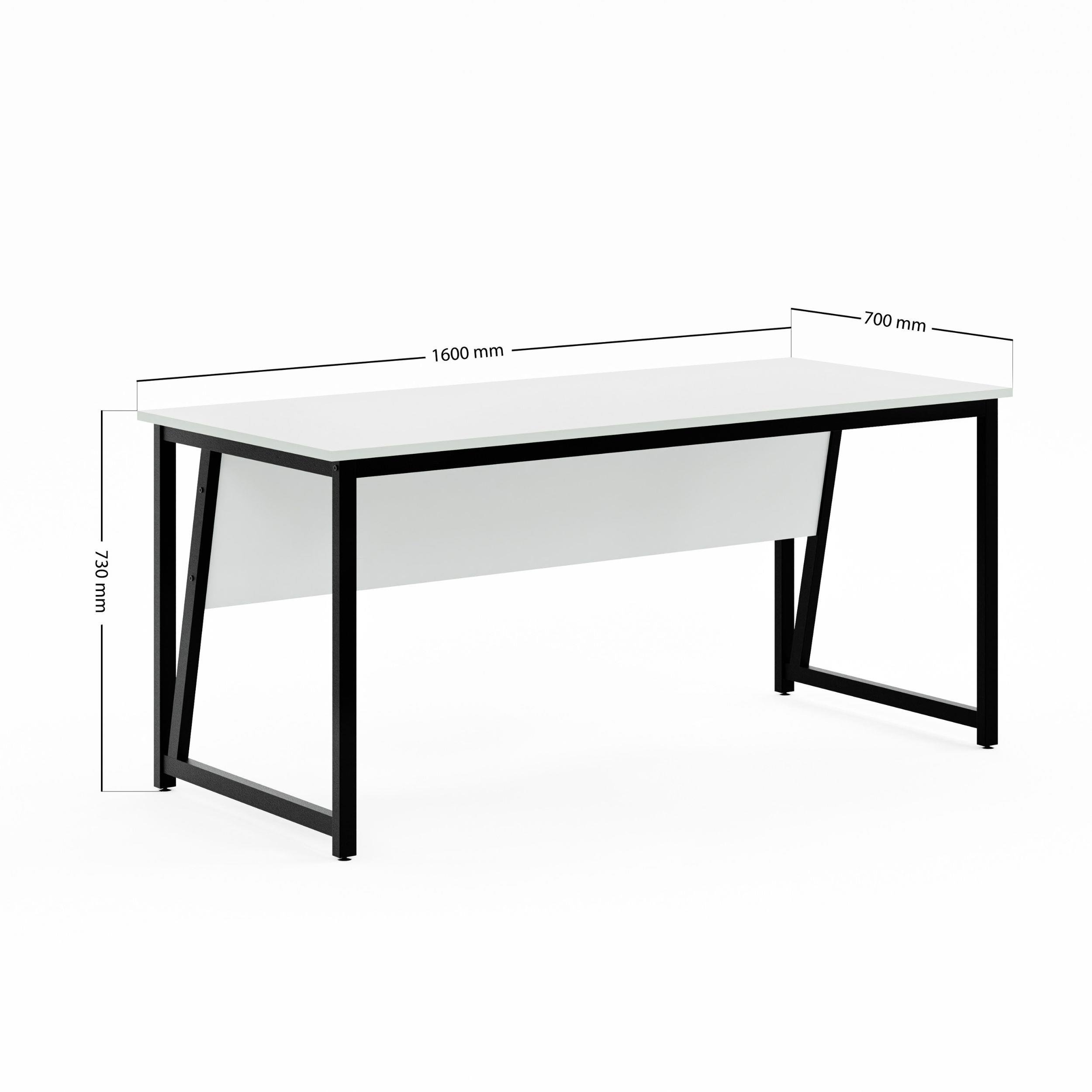Ceramical MS2 Çalışma Masası,Ofis Masası - 70x160 cm - Beyaz