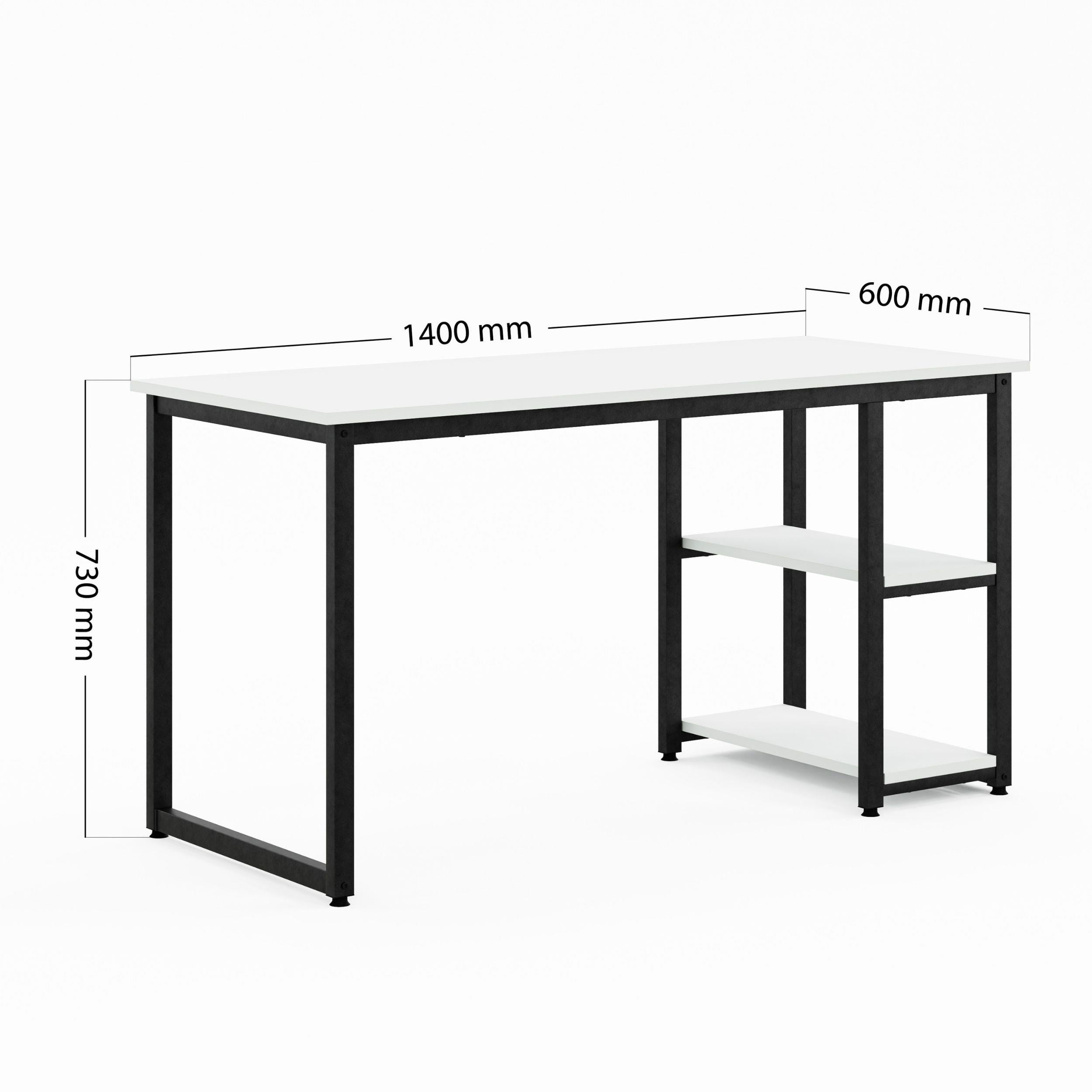 Ceramical MSRT Çalışma Masası - 60x140 cm - Beyaz