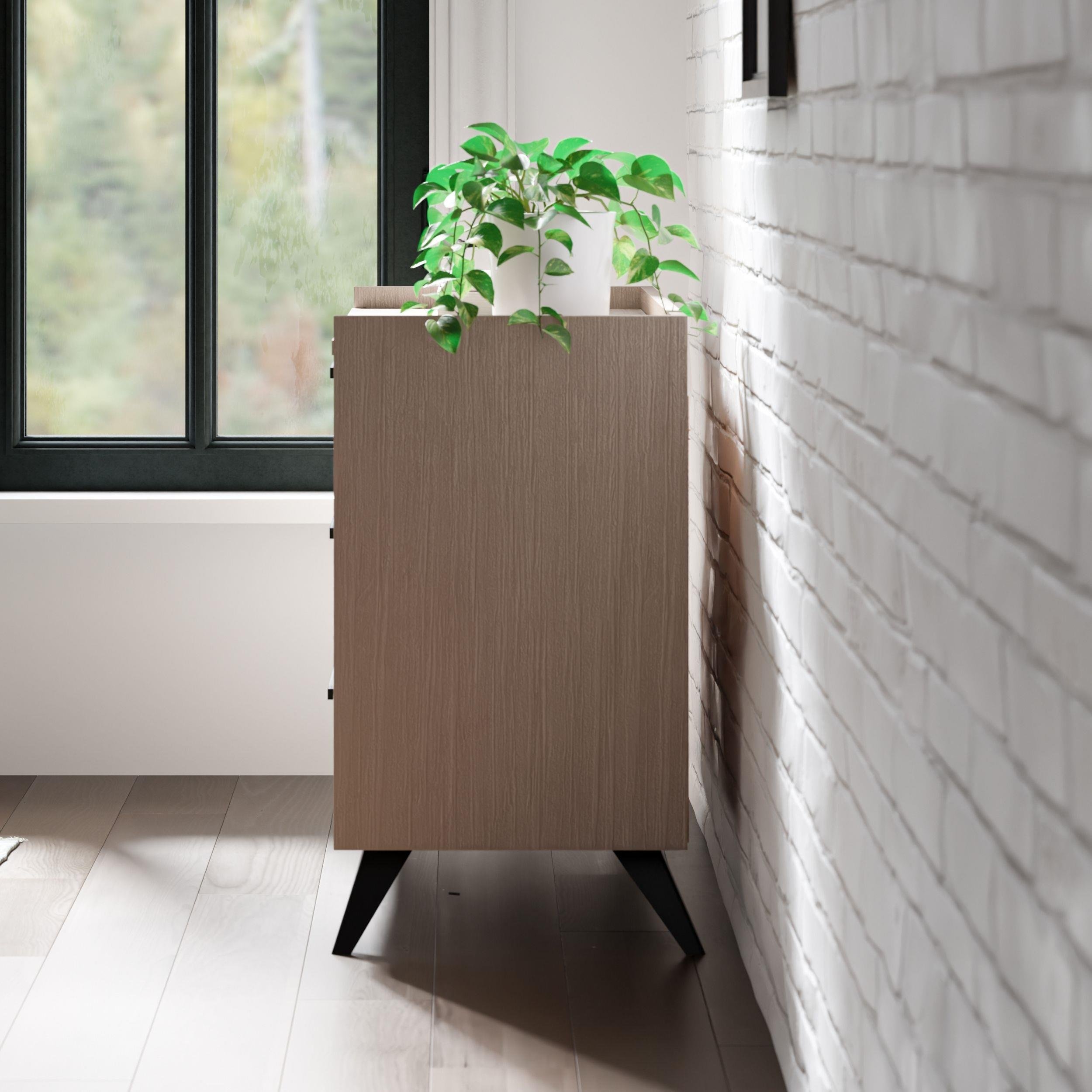 Ceramical SF1 3 Çekmeceli Şifonyer - Vizon Bej