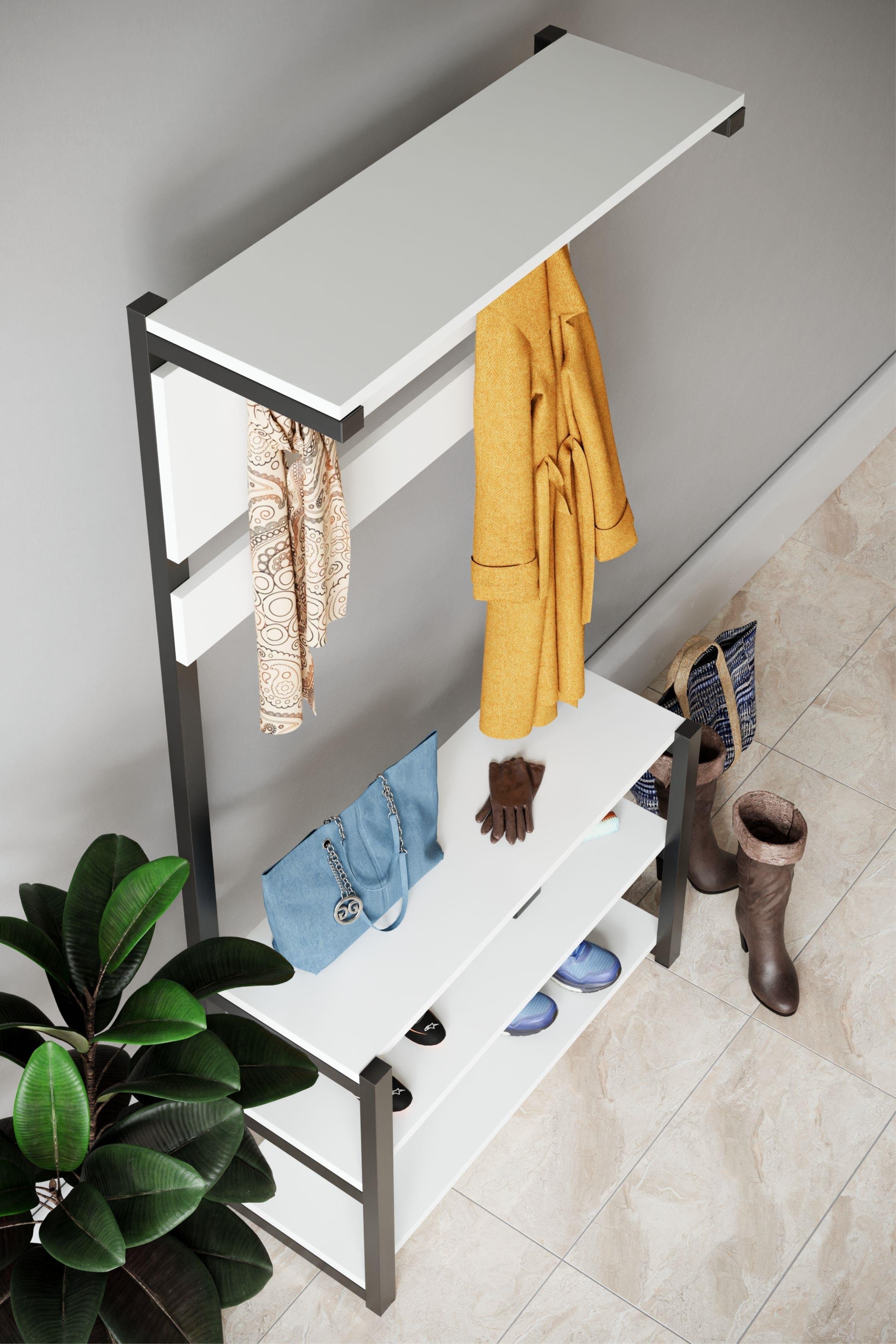 Ceramical VS1 Vestiyer - 90x180 cm - Beyaz