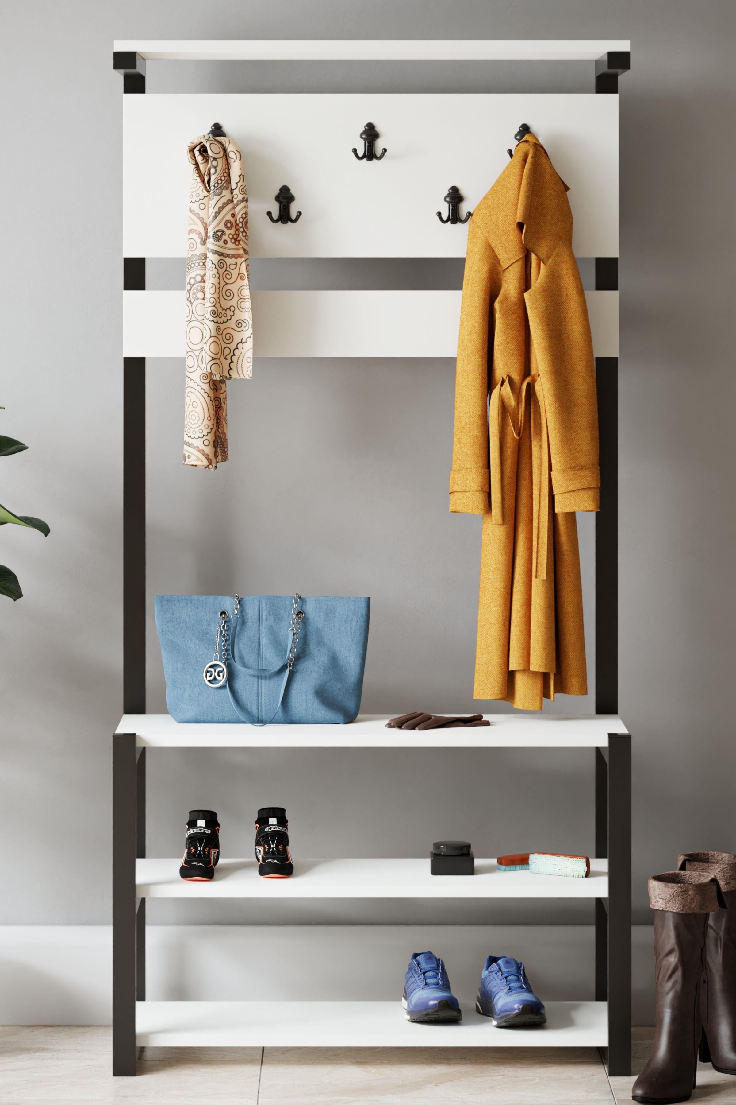 Ceramical VS1 Vestiyer - 90x180 cm - Beyaz