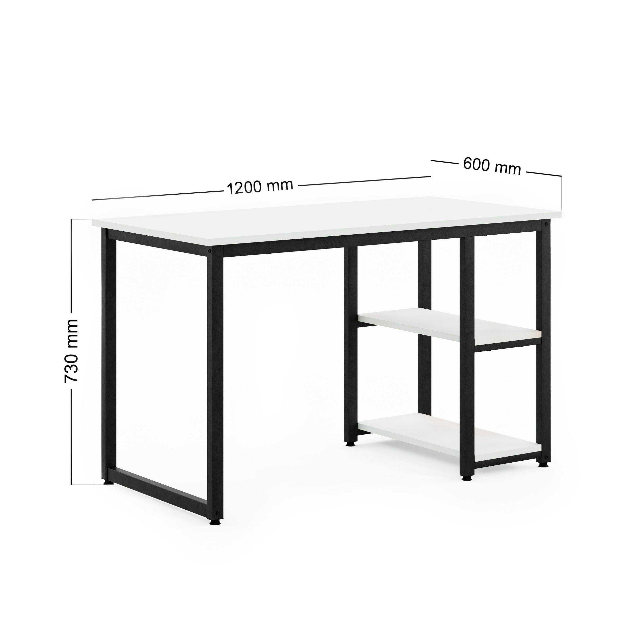 MSRT Çalışma Masası - 60x120 cm - Beyaz