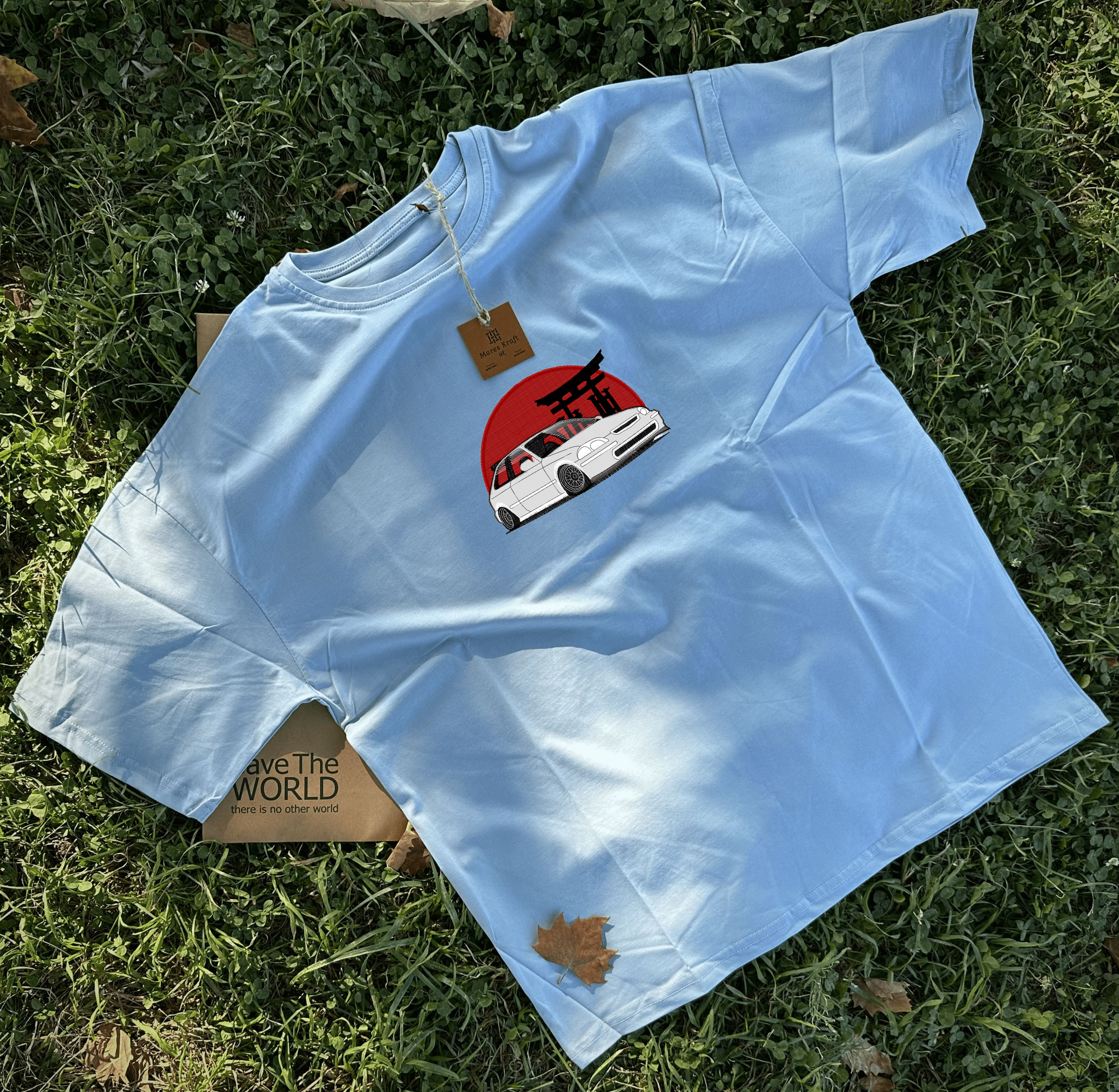 Japon Honda Civic Nakışlı T-Shirt