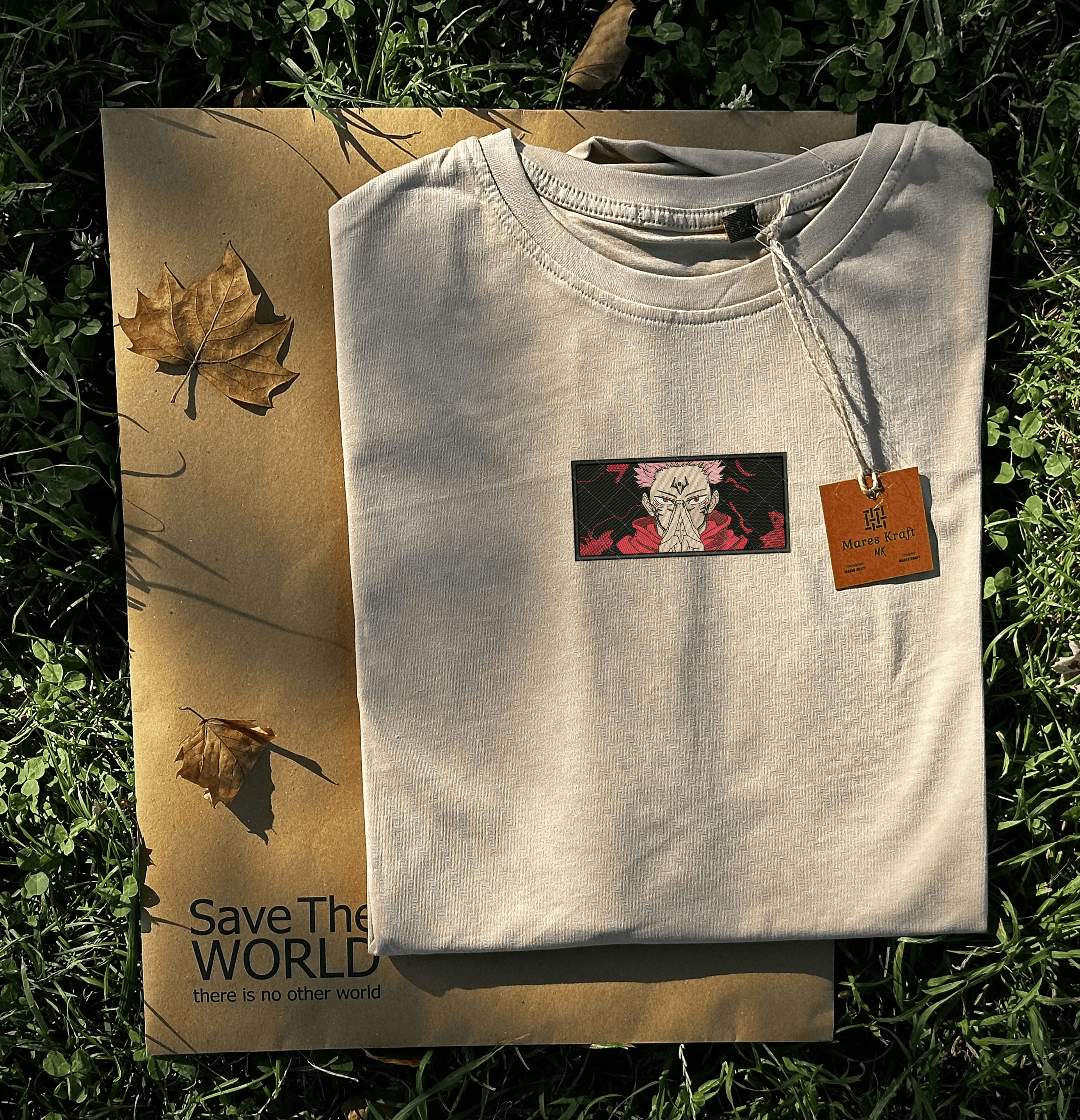Jujutsu Kaisen Sukuna Nakışlı T-shirt