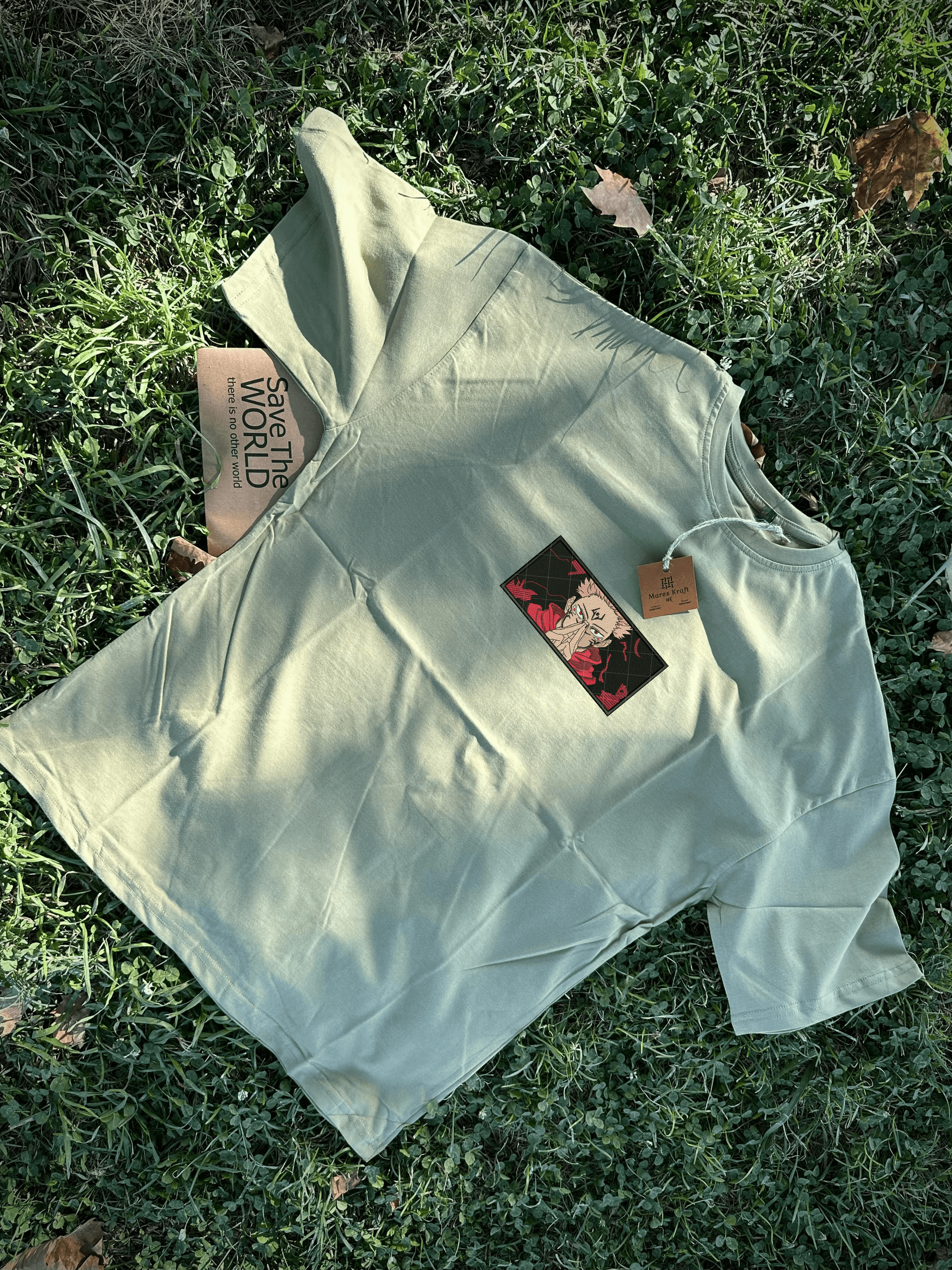 Jujutsu Kaisen Sukuna Nakışlı T-shirt