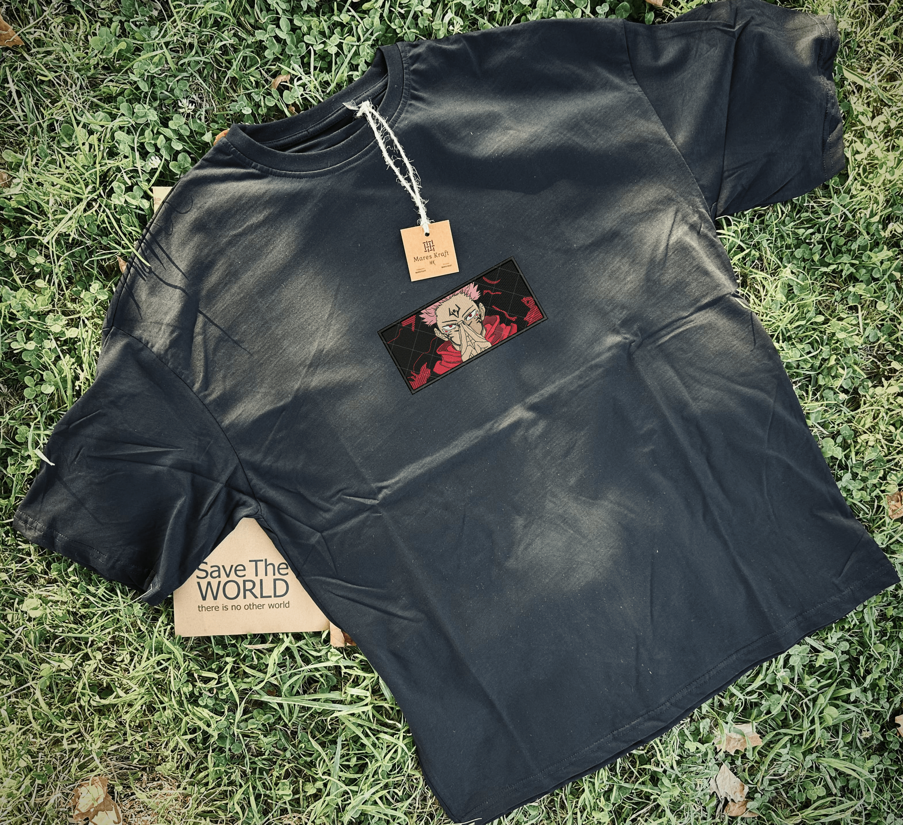 Jujutsu Kaisen Sukuna Nakışlı T-shirt