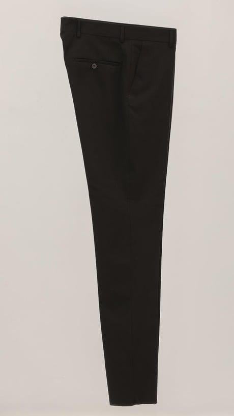 2015 Slim Fit Pilesiz Çift Cep Pantolon Siyah