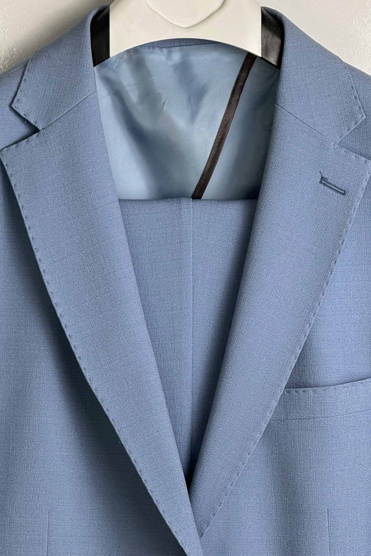 3045 Slim Fit Takım Elbise Mavi