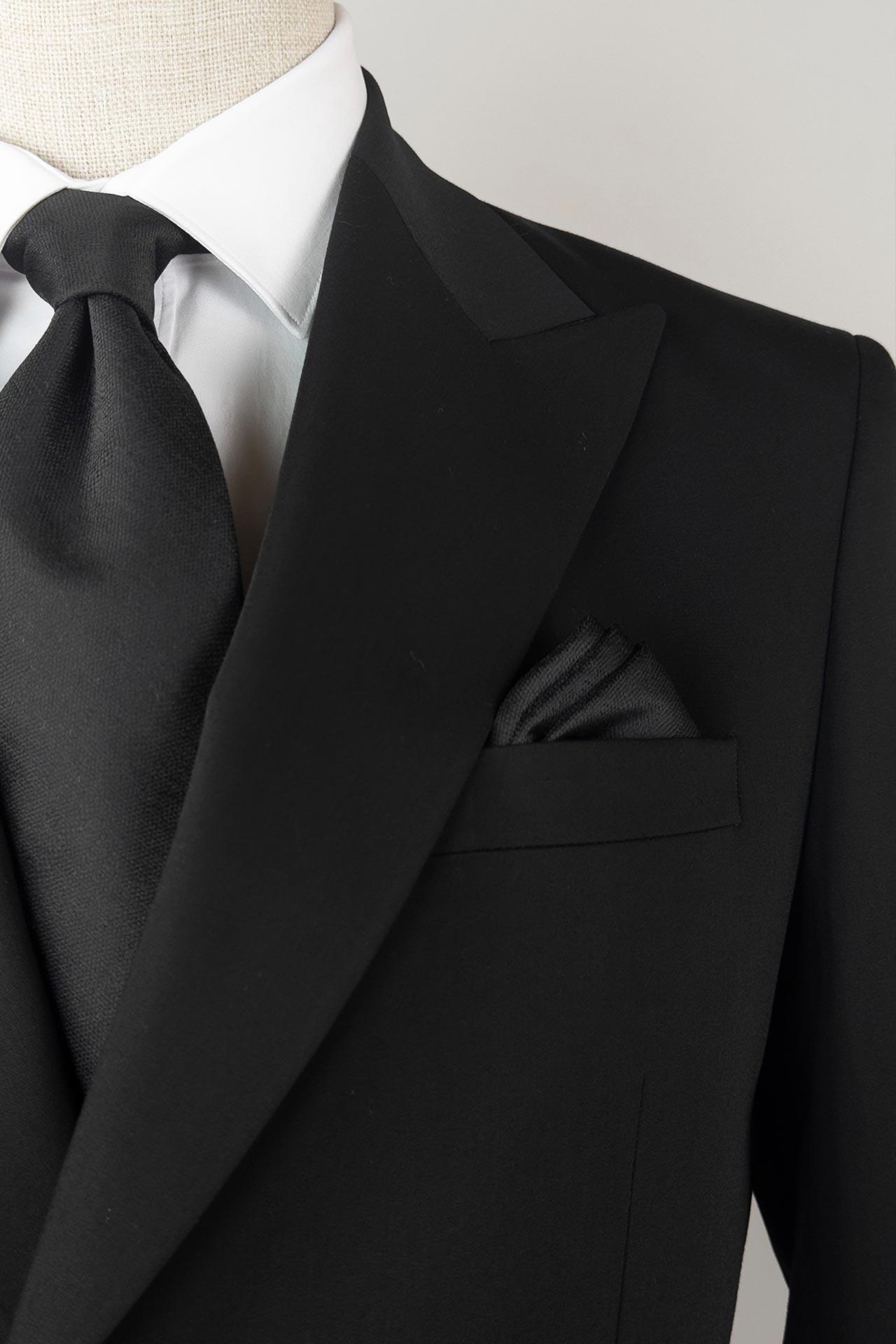 3129 Kruvaze Tokalı Takım Elbise Siyah