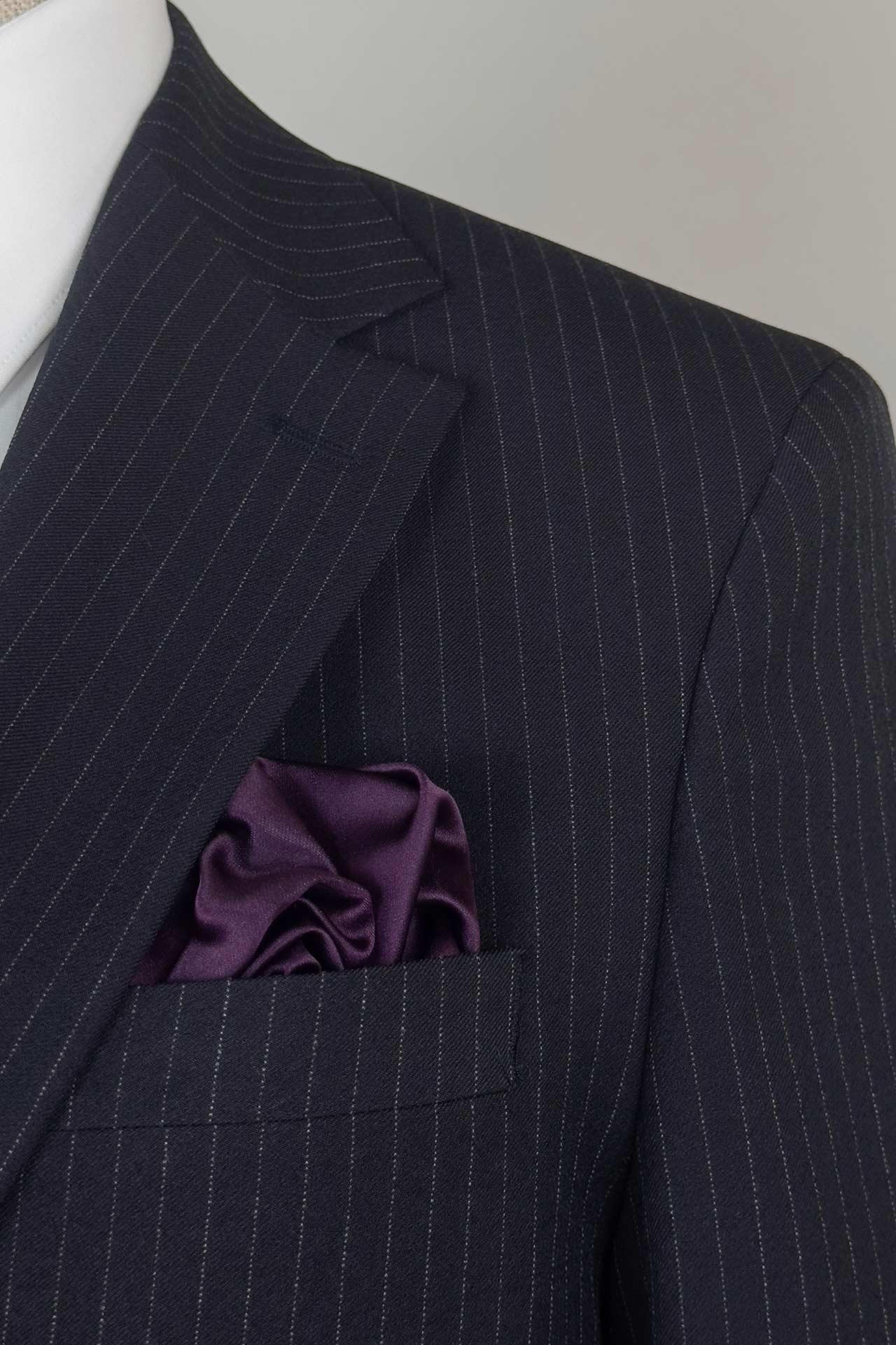 3132 Kalın Çizgili Gofre Jogger Pant.Takım Elb. Lacivert