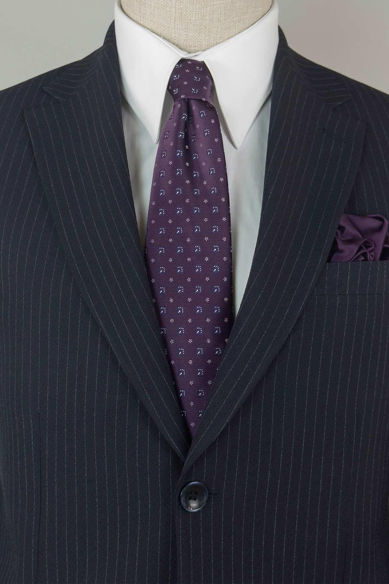 3132 Kalın Çizgili Gofre Jogger Pant.Takım Elb. Lacivert