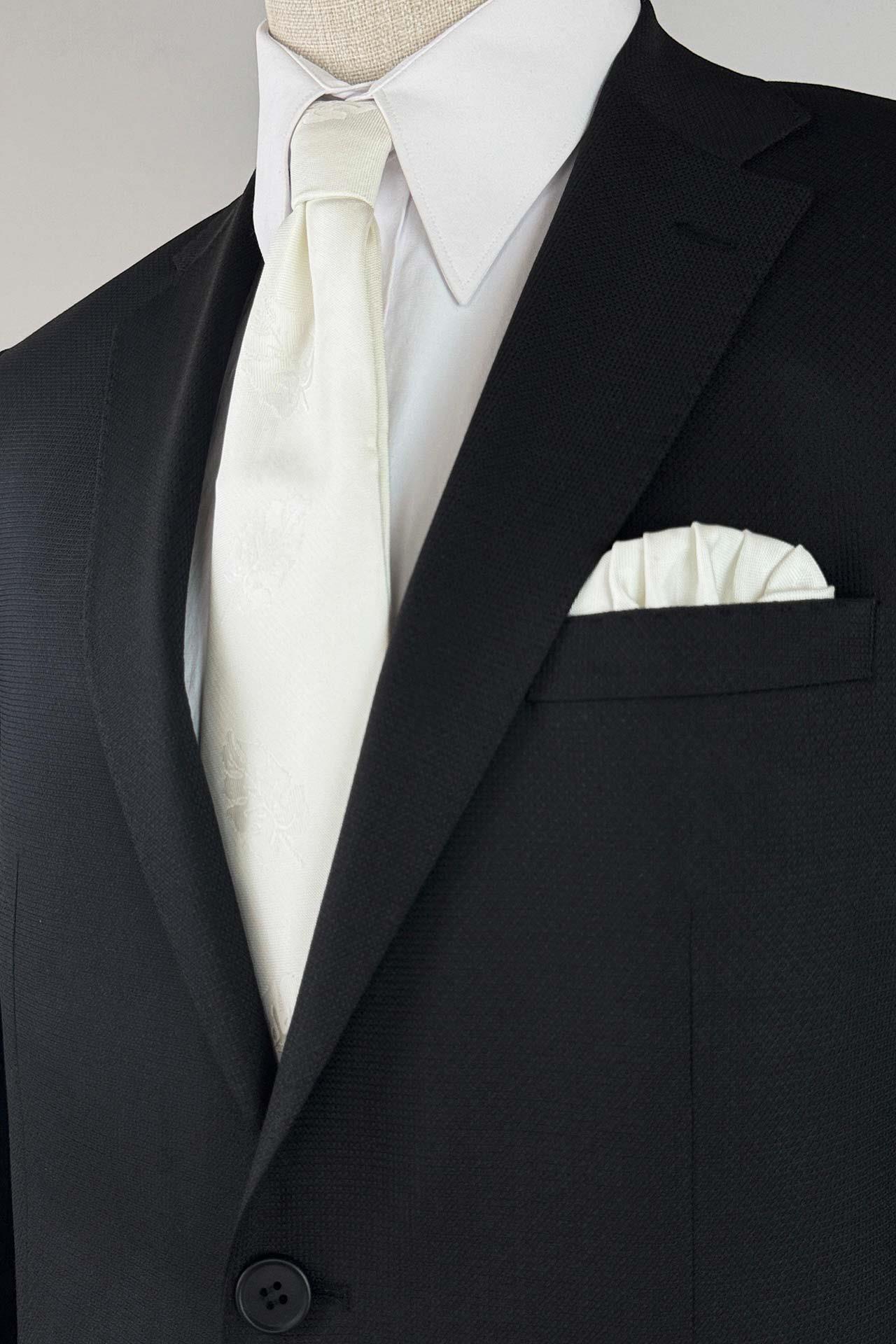 3136 Mono Yaka Syh Desenli Mikro Takım Elb. Siyah