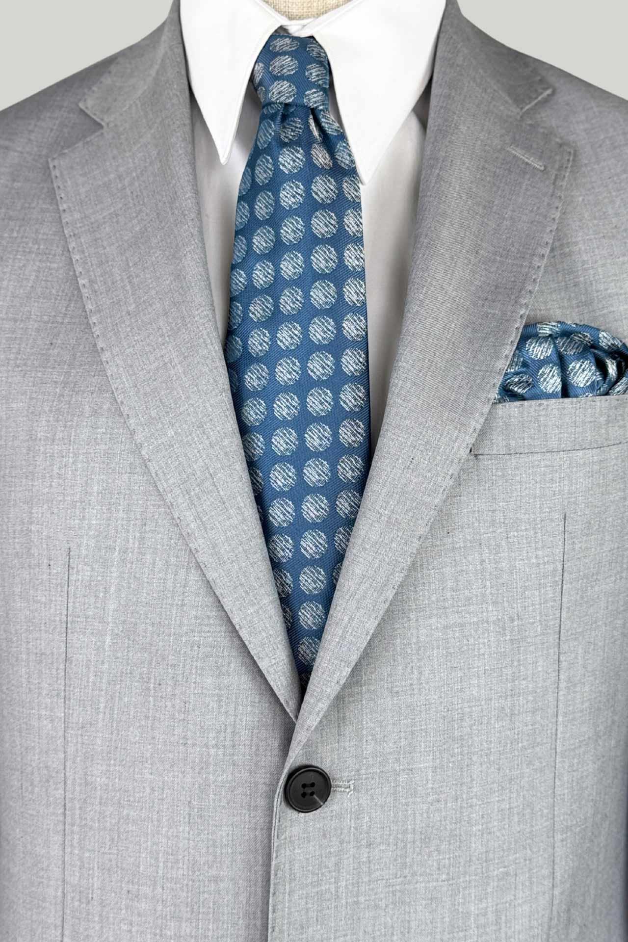 3143 Mono Yaka Kapak Cep Takım Elbise A.Gri