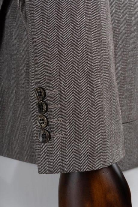 4001 Slim Fit Dar Kesim Ceket Kahve