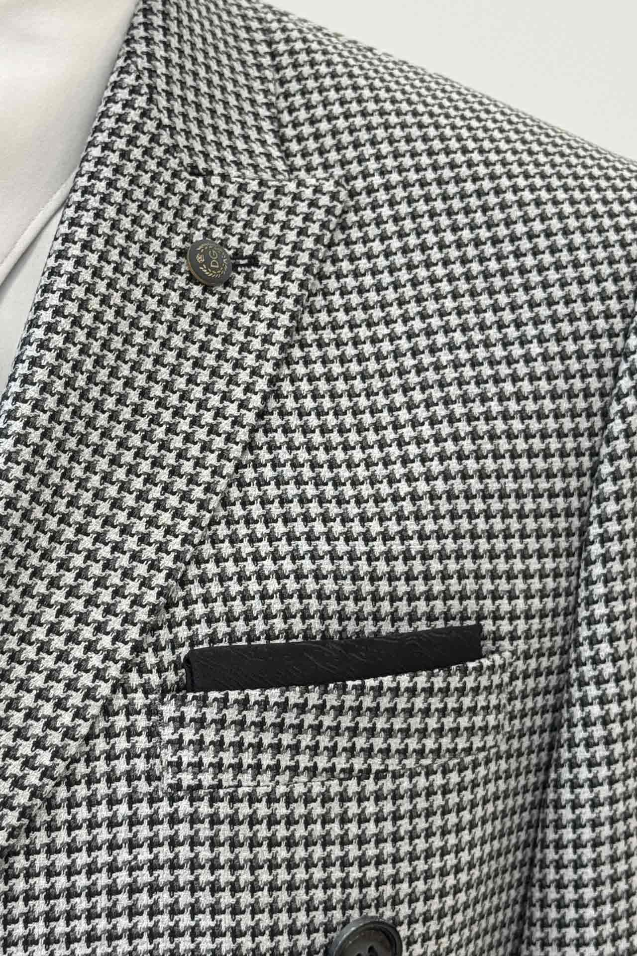 4023 KAZAYAĞI TEK CEKET Gri