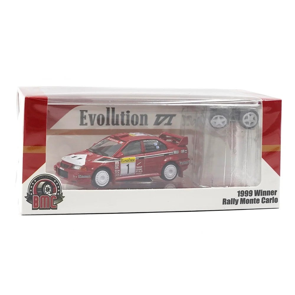 1/64 BMC Mitsubishi Evo VI 1999 Winner Rally Monte Carlo