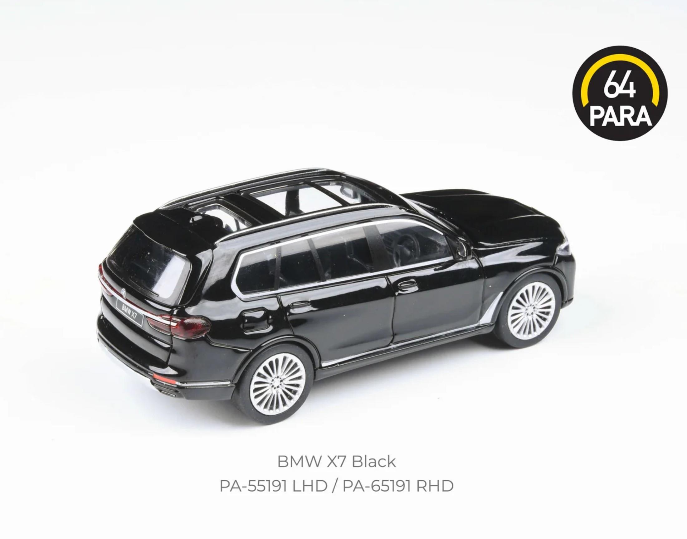 1/64 BMW X7 Black (Para64)