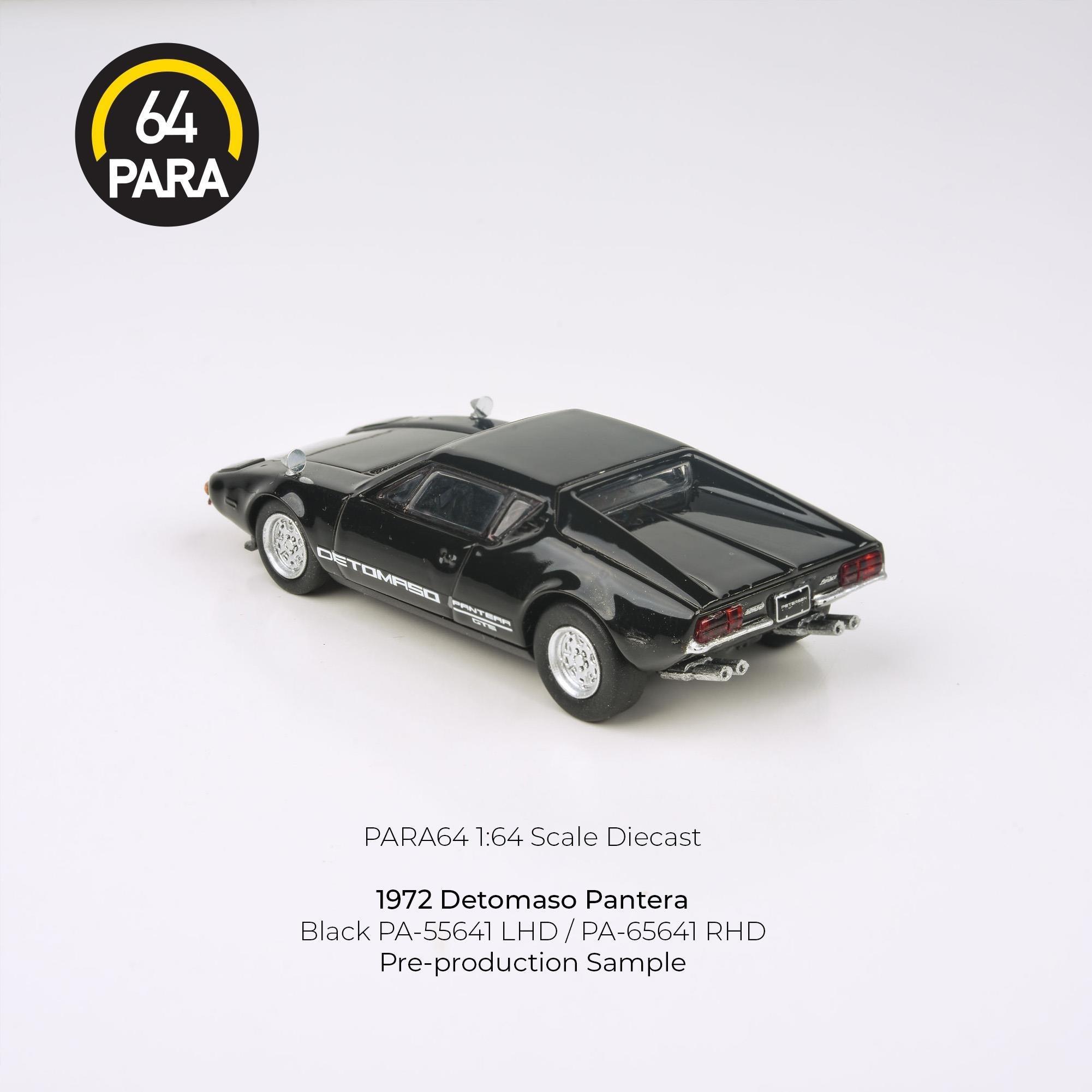 1/64 DeTomaso Pantera Black (Para64)