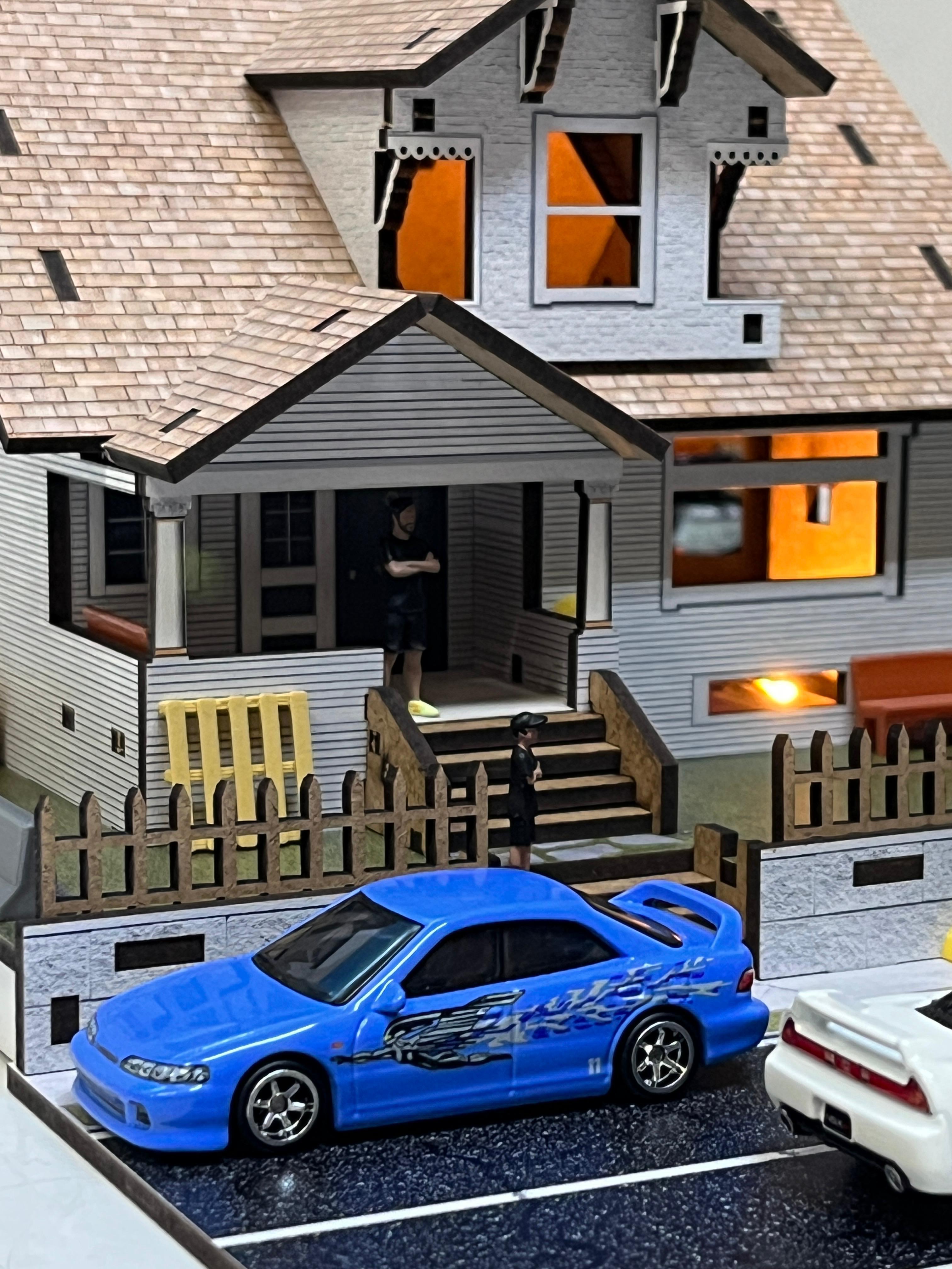 1/64 Fast Furious Toretto House Diorama