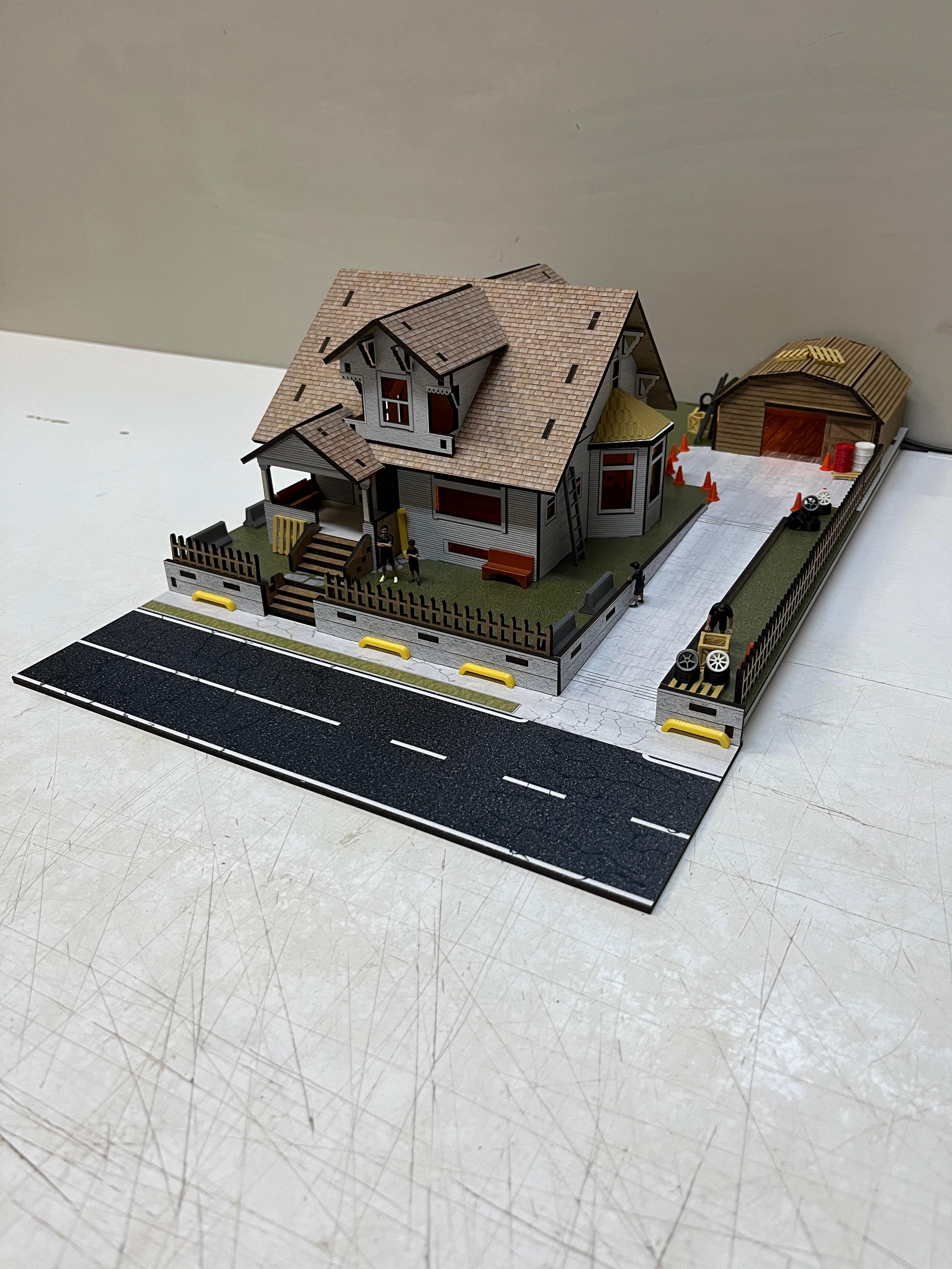 1/64 Fast Furious Toretto House Diorama