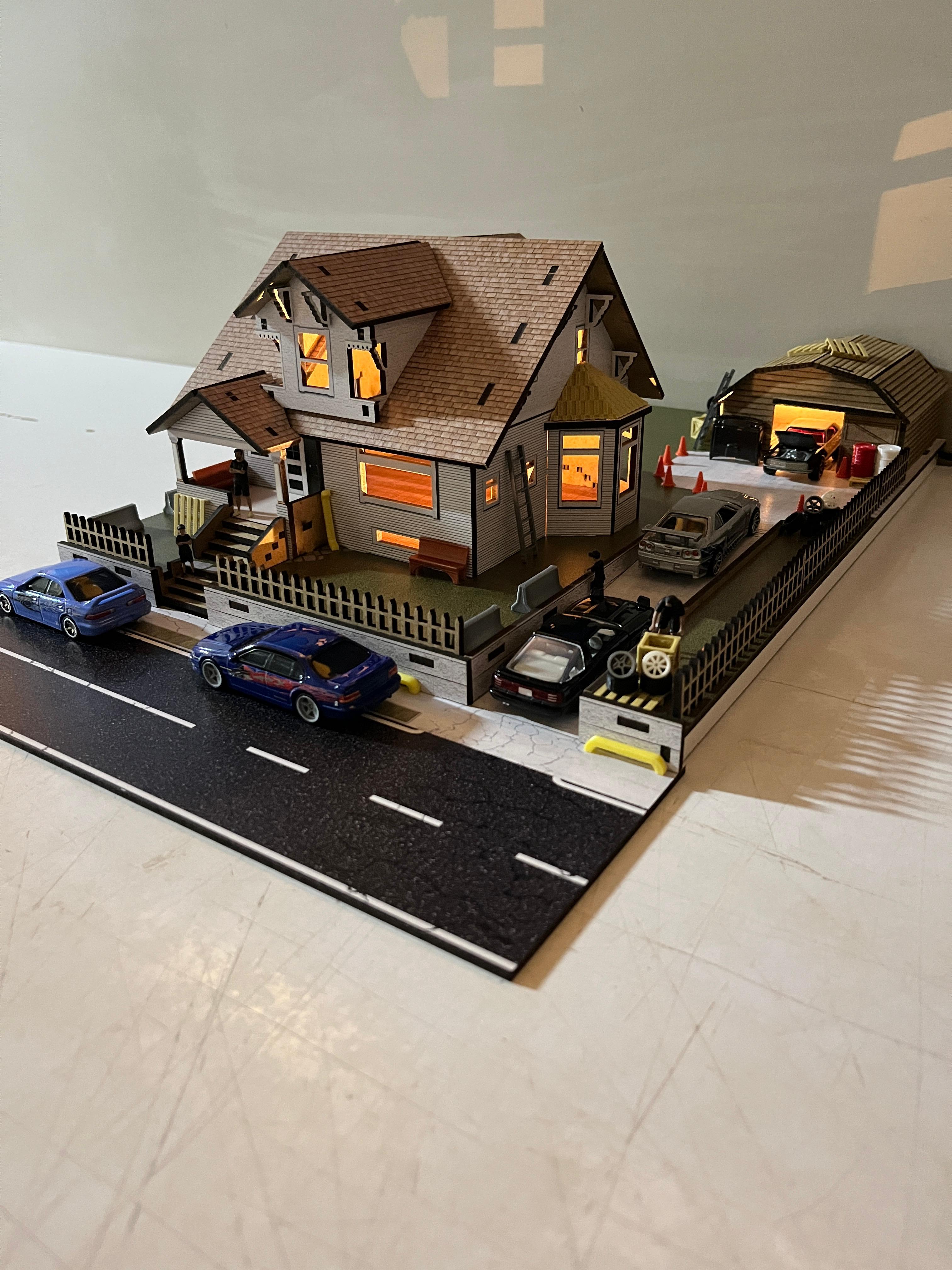 1/64 Fast Furious Toretto House Diorama