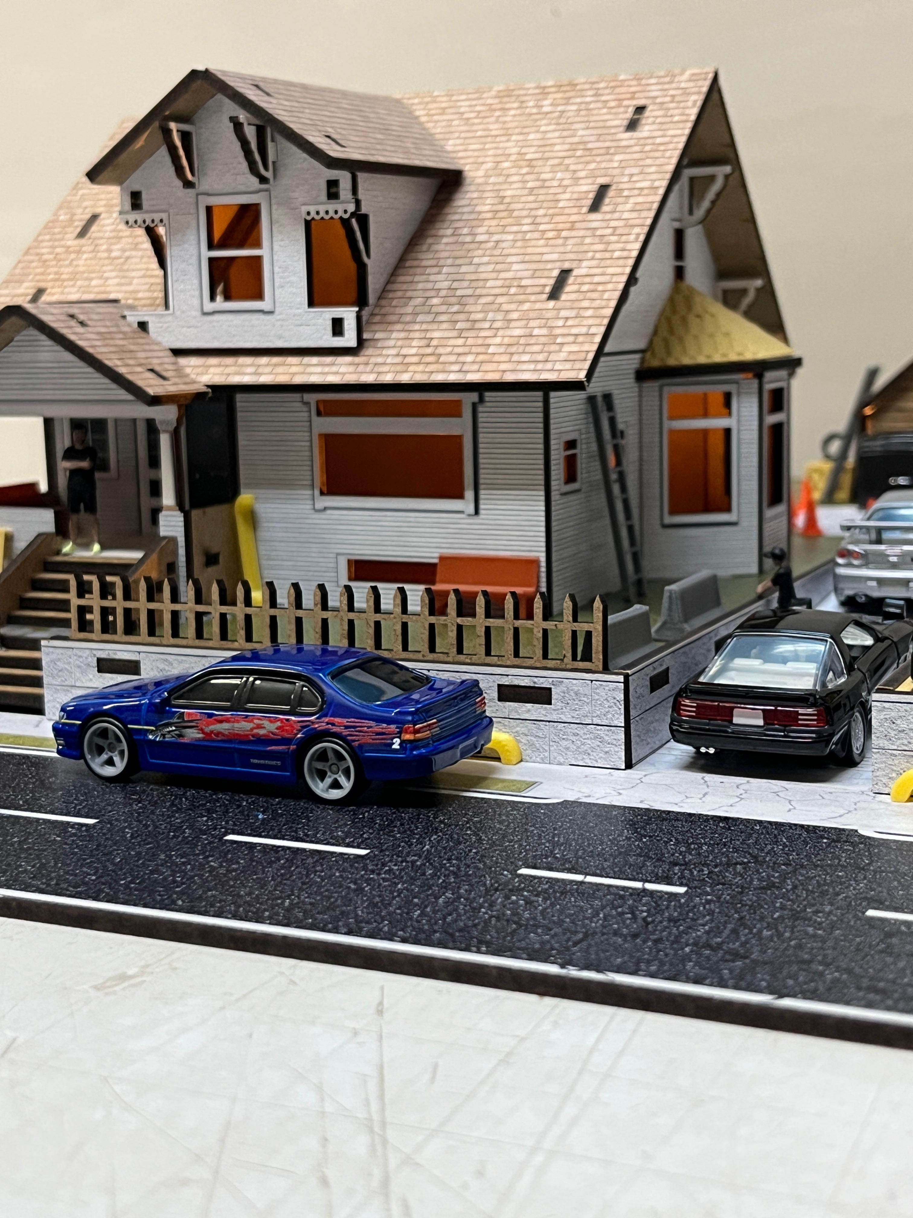 1/64 Fast Furious Toretto House Diorama