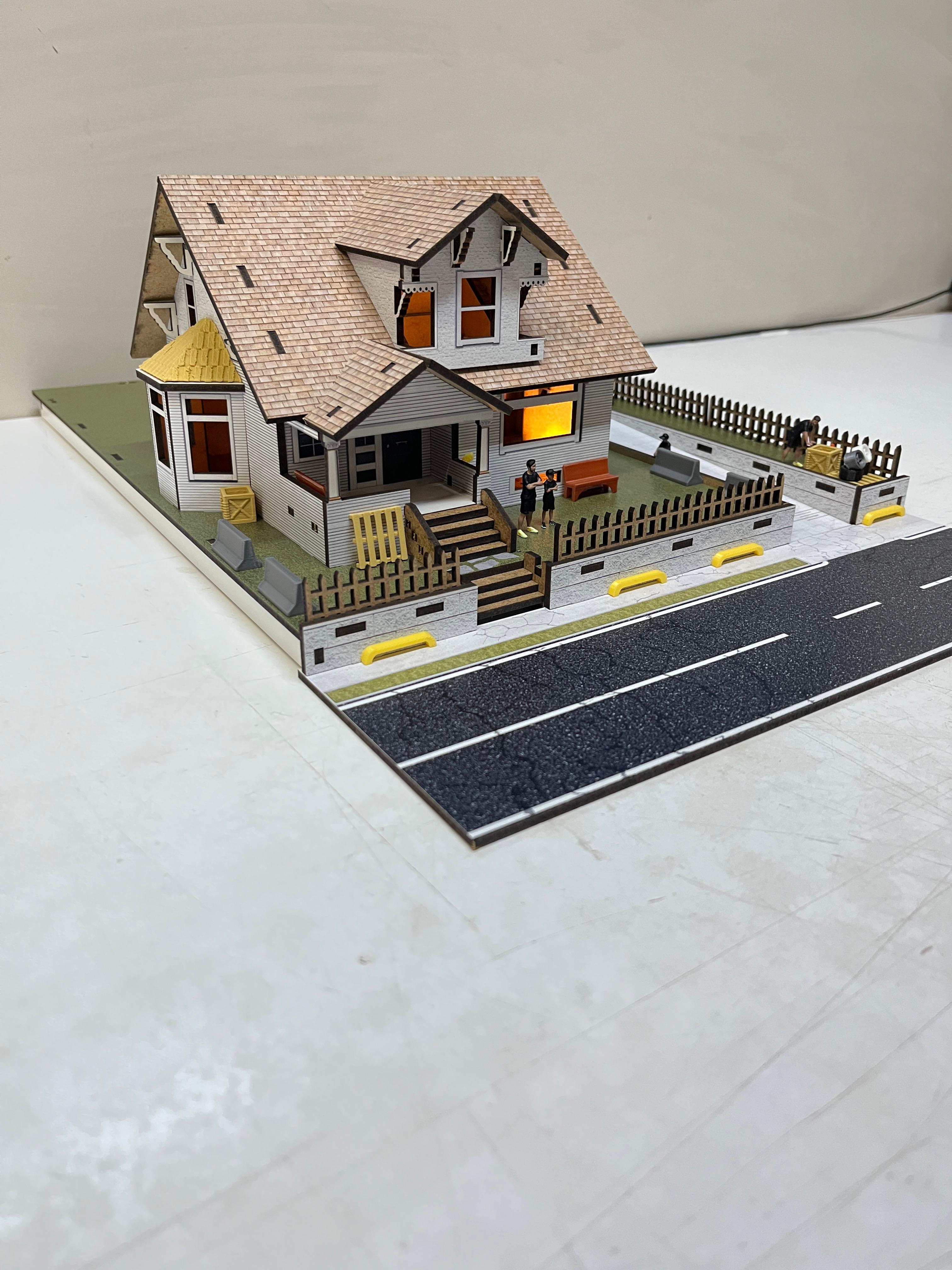 1/64 Fast Furious Toretto House Diorama