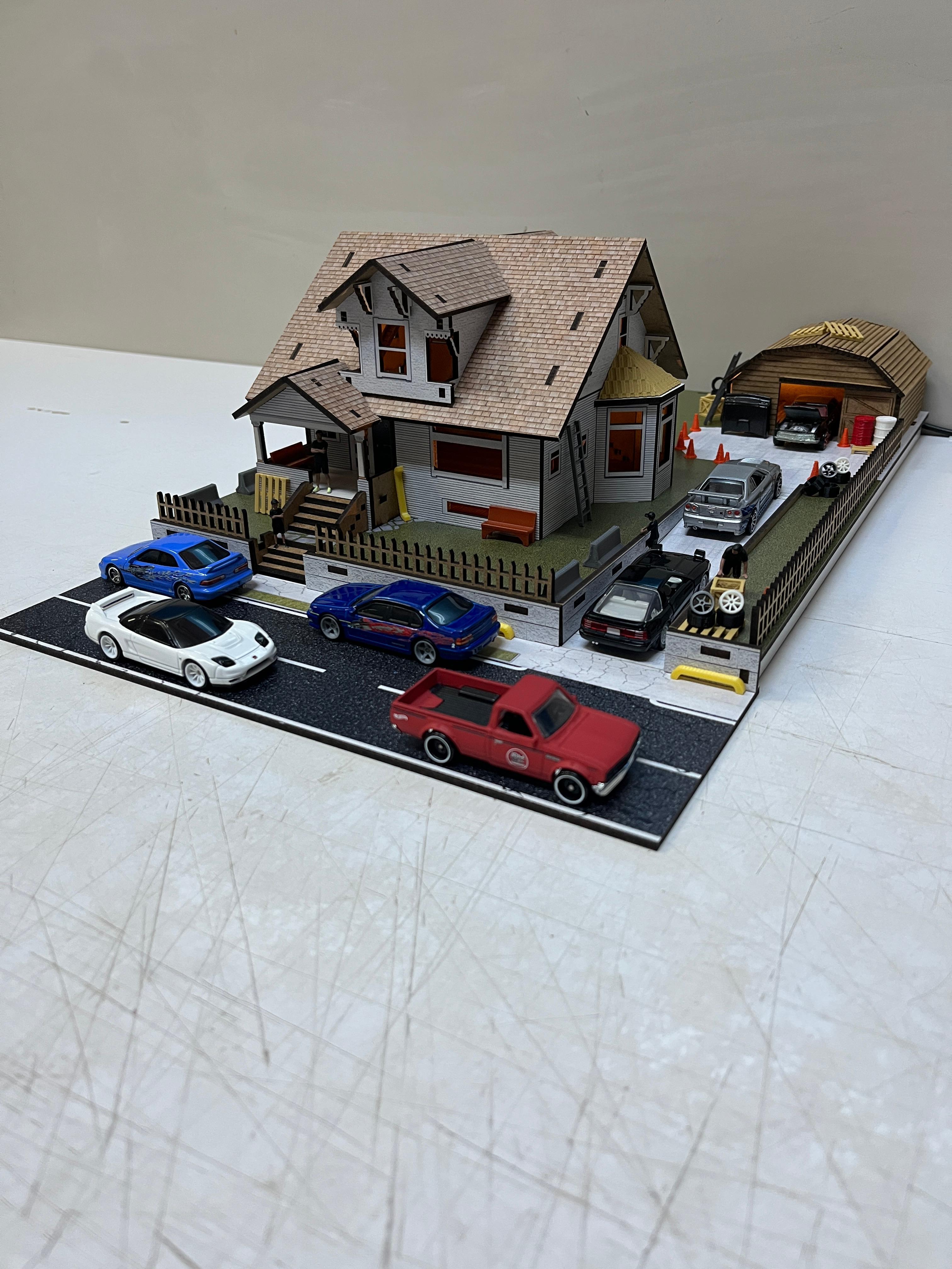 1/64 Fast Furious Toretto House Diorama