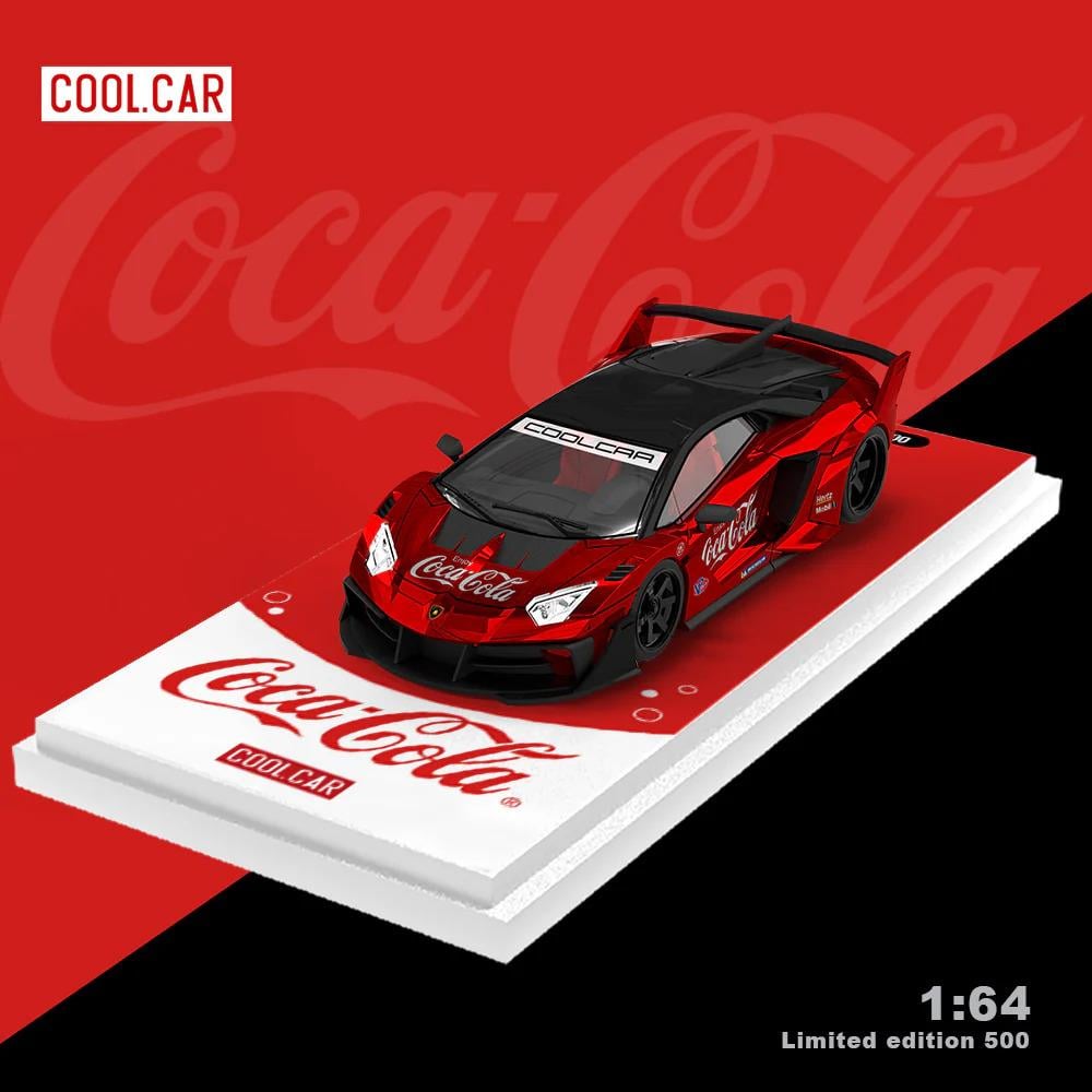 1/64 Lamborghini Aventador GT EVO Coca Cola - COOL CAR