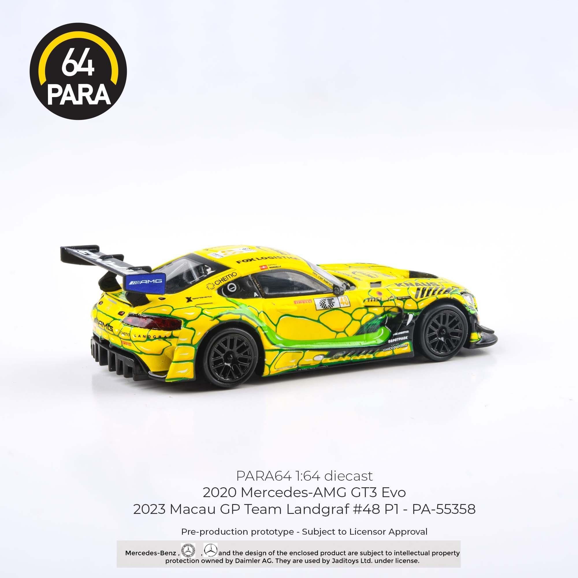 1/64 Mercedes AMG GT3 Evo 2023 Macau GP Winner (Para64)