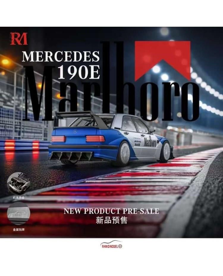 1/64 Mercedes Benz 190E Marlboro Blue - Rhino Model