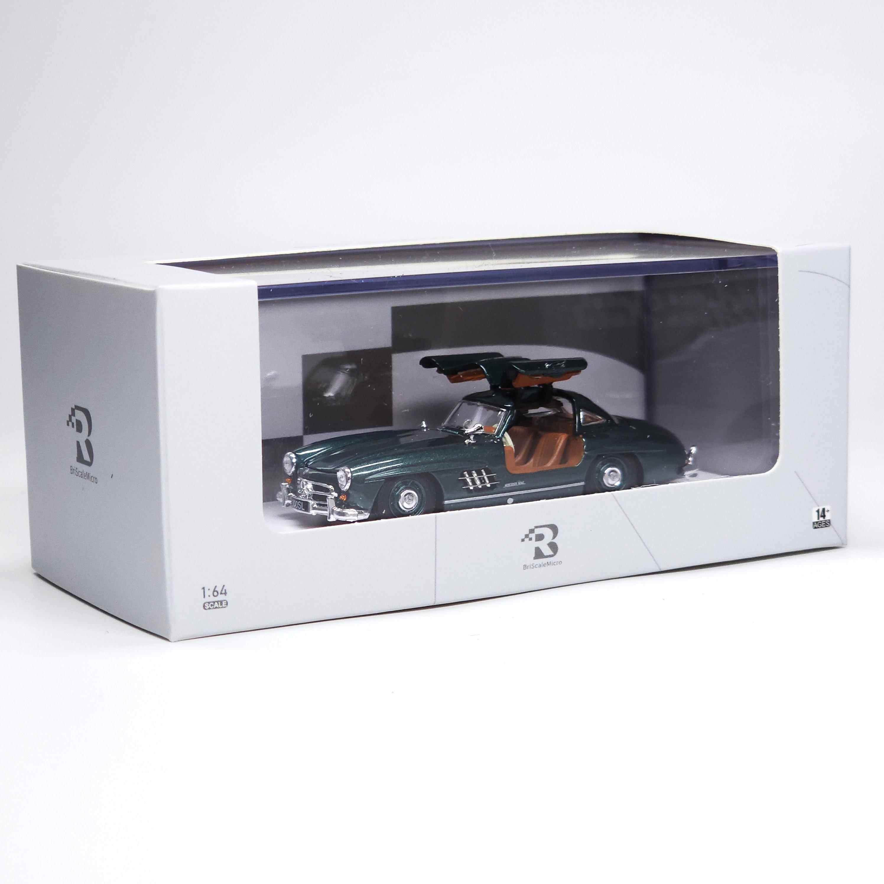 1/64 Mercedes Benz 300SL Gullwing Green (BriScaleMicro)