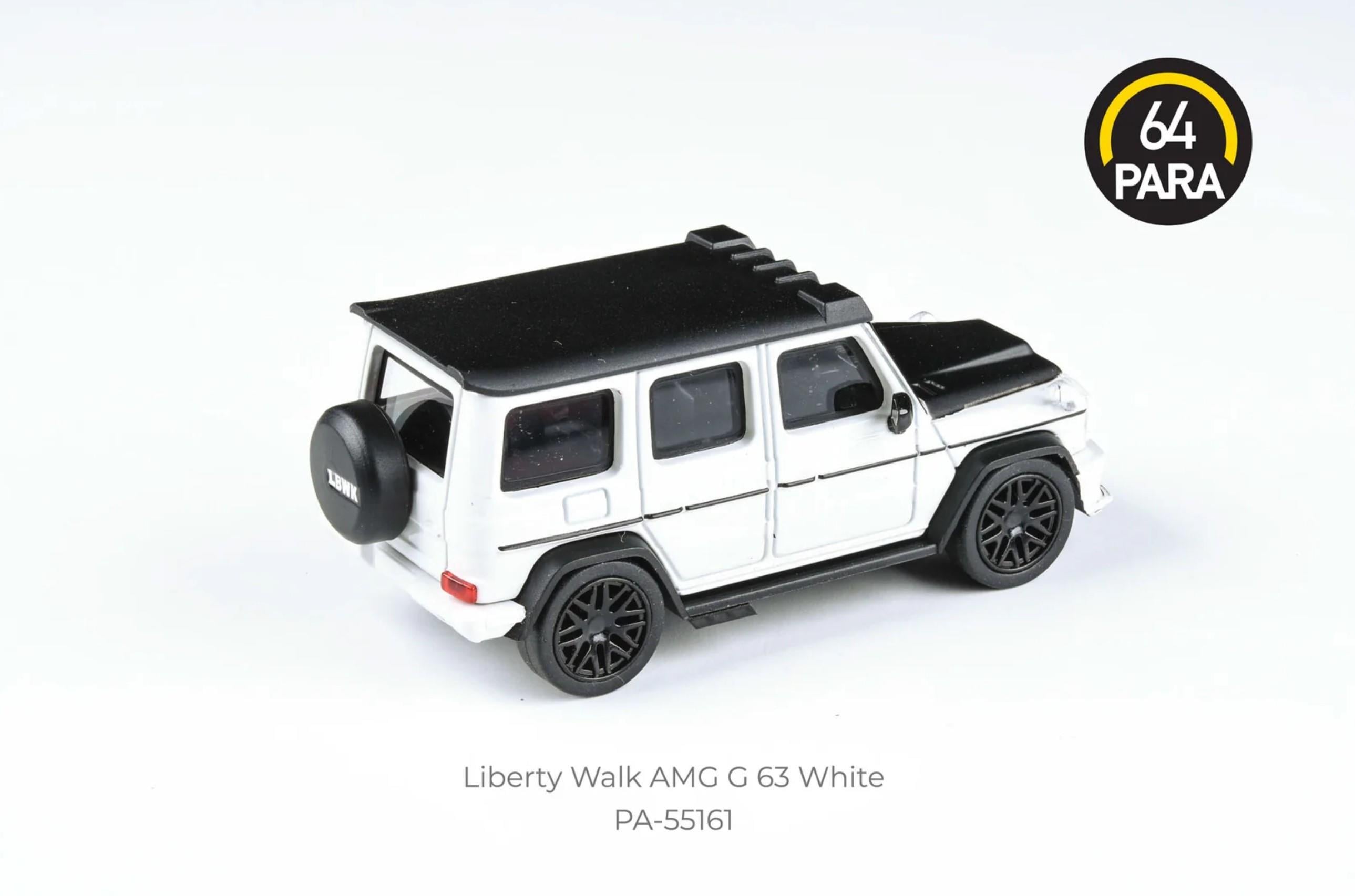 1/64 Mercedes Benz G63 AMG LBWK White (Para64)