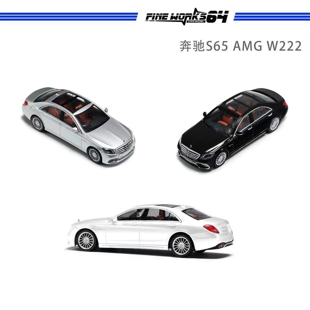 1/64 Mercedes Benz S65 AMG White (Fine Works 64)