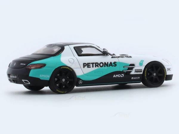 1/64 Mercedes Benz SLS AMG Petronas with Figurines (Time Micro)