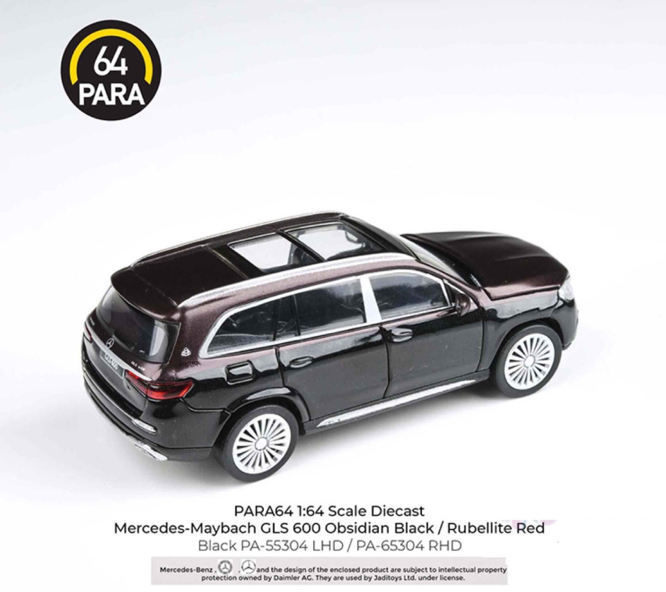 1/64 Mercedes Maybach GLS Black/Red (Para64)
