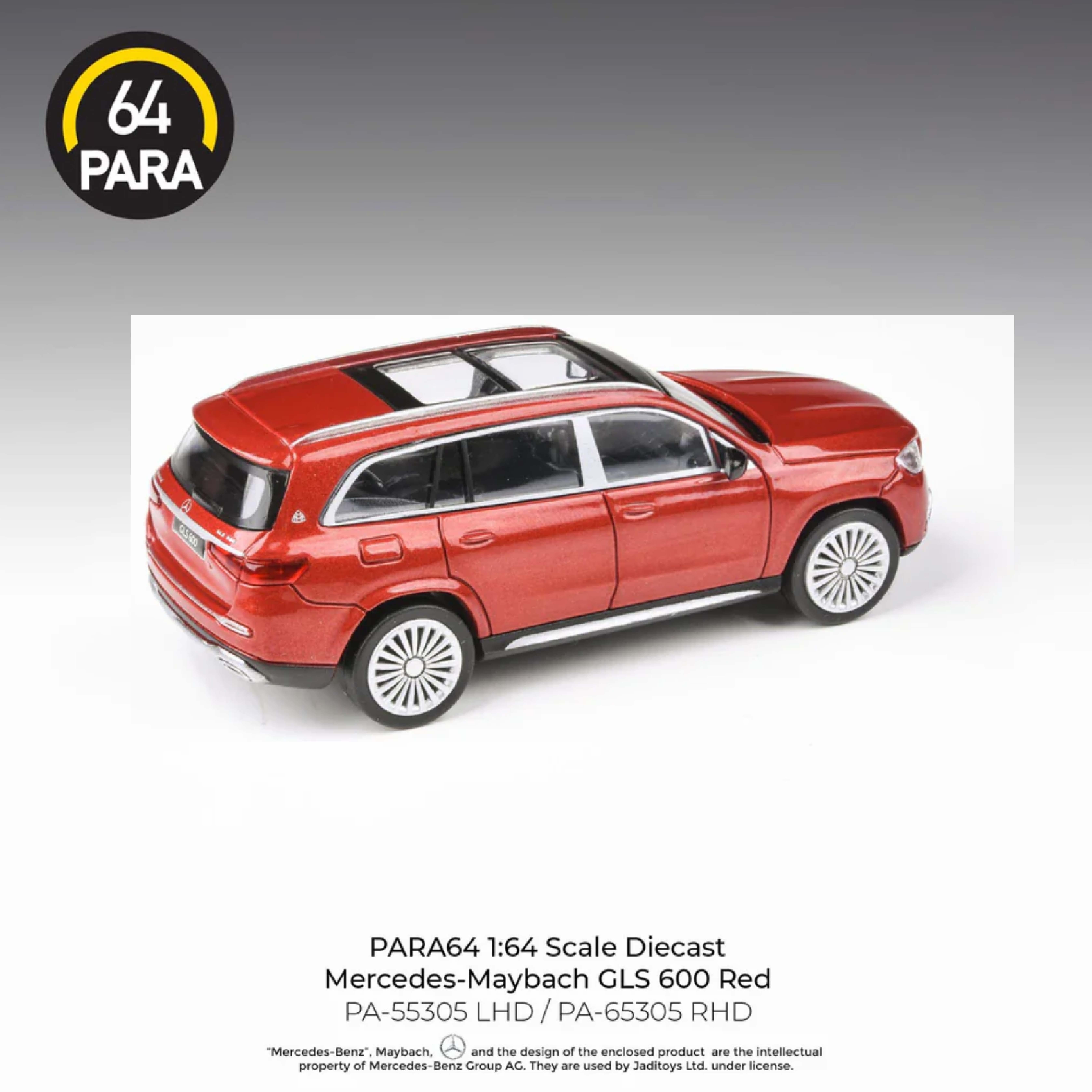 1/64 Mercedes Maybach GLS Red (Para64)