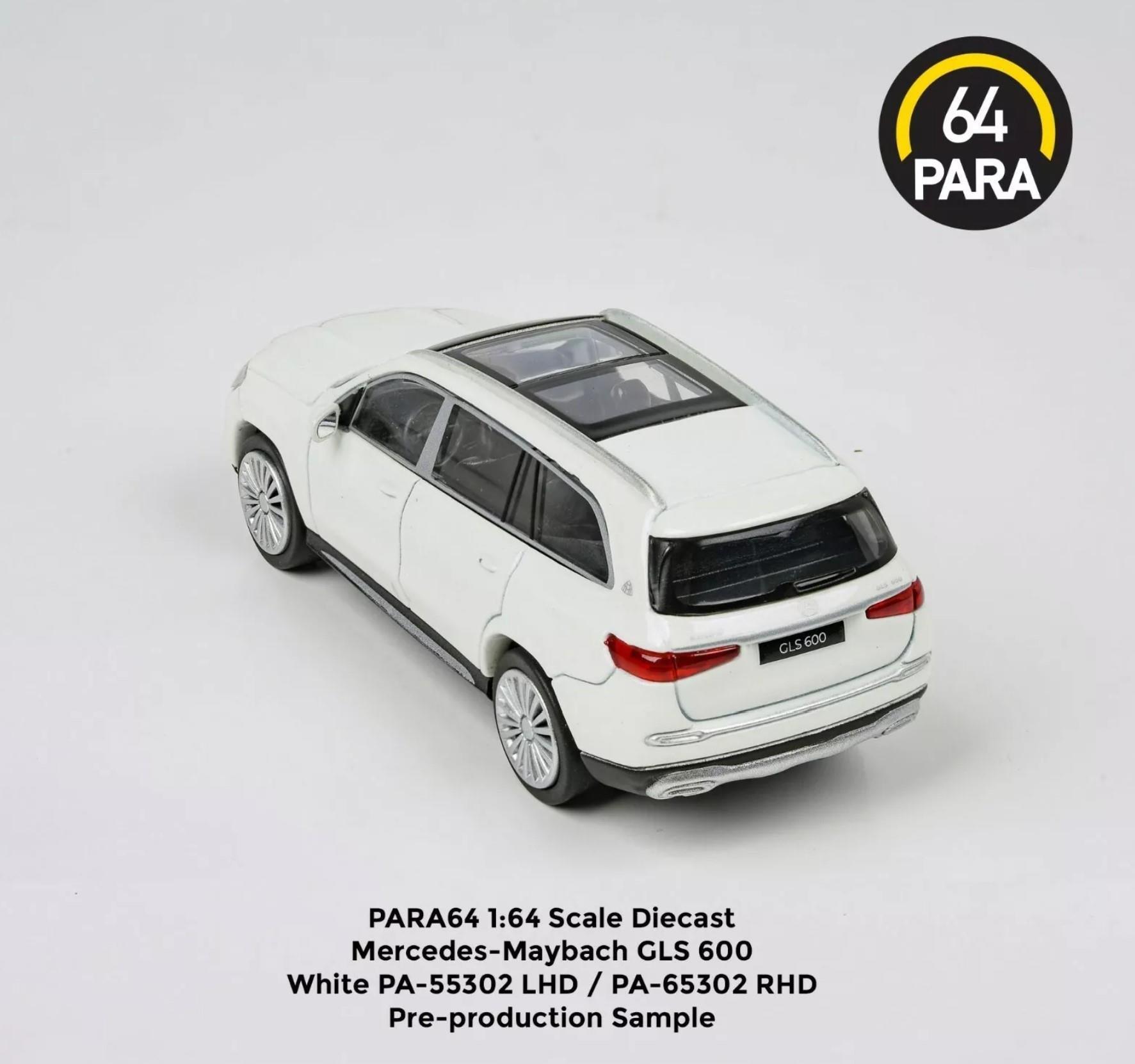 1/64 Mercedes Maybach GLS White (Para64)