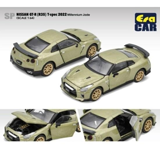 1/64 NISSAN GT-R R35 T-Spec 2022 Millennium Jade