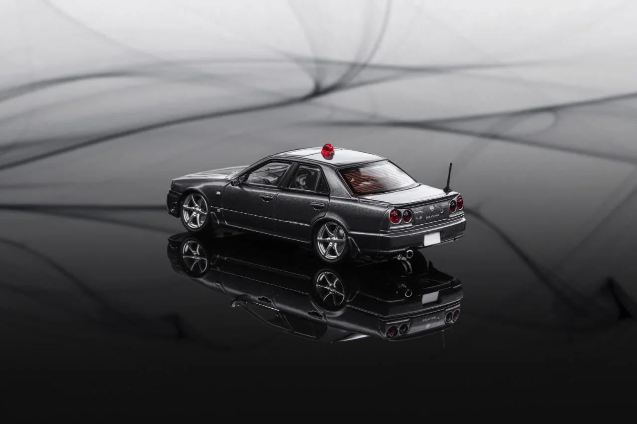 1/64 Nissan GTR ER34 Police Grey - Mortal Models