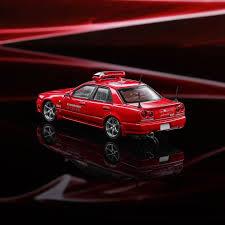 1/64 Nissan GTR ER34 Police Red - Mortal Models