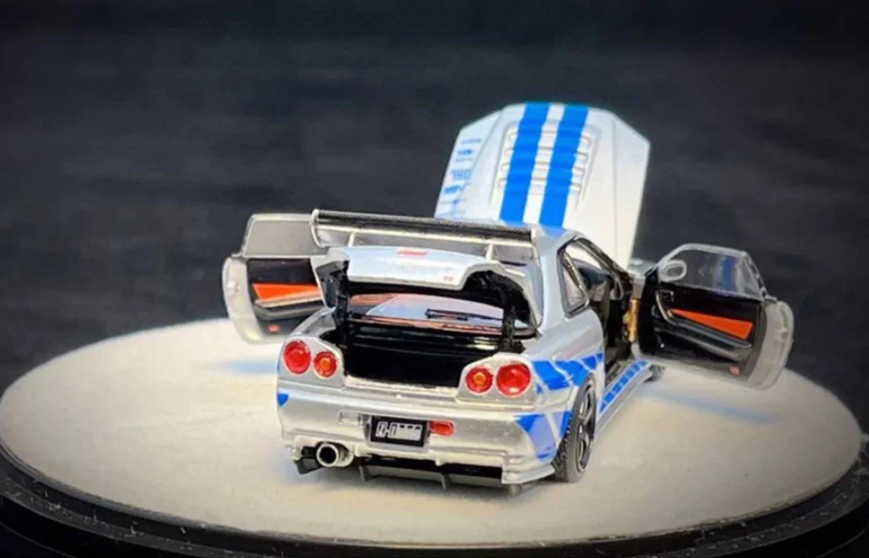 1/64 Nissan GTR R34 Brian's Fast Furious - PGM