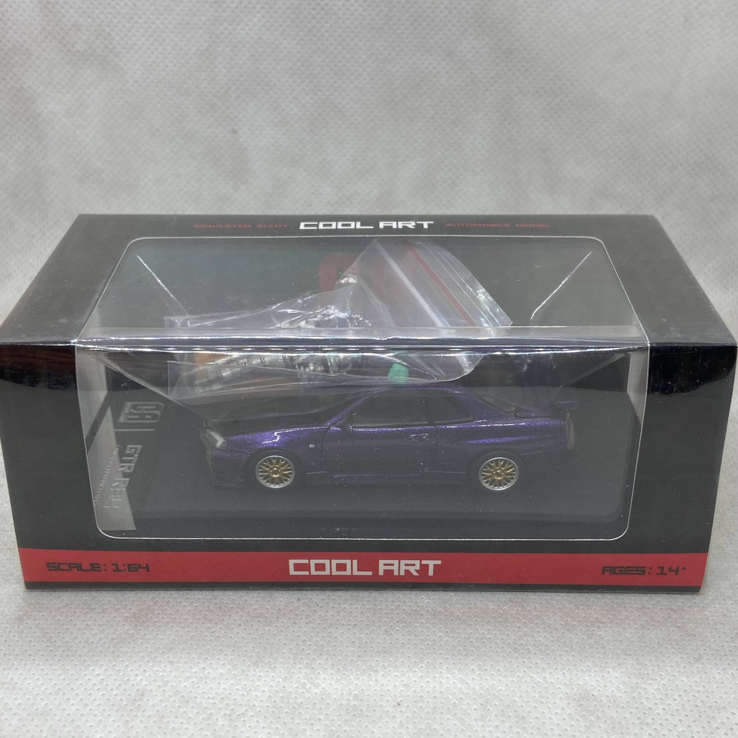 1/64 Nissan GTR R34 Purple (Cool Art)