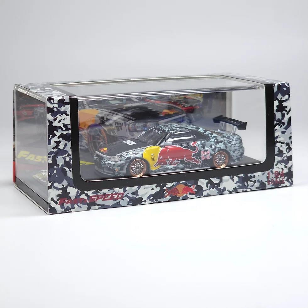 1/64 Nissan R34 Red Bull Livery (Fast Speed Model)