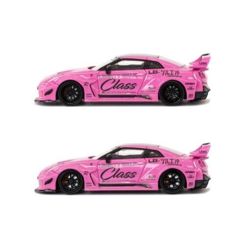 1/64 Nissan R35GT-RR LBWK Pink (CM MODELS)
