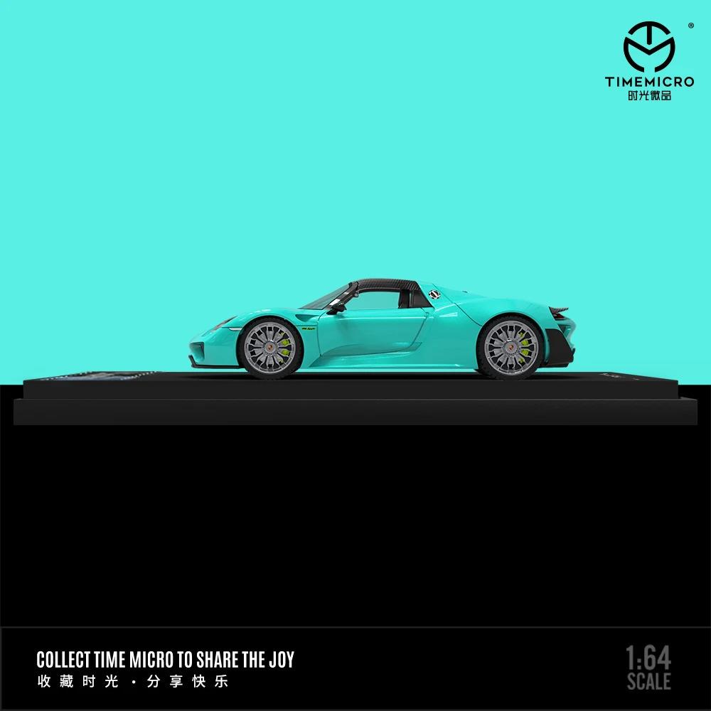 1/64 Porsche 918 Tiffany Blue - TIME MICRO