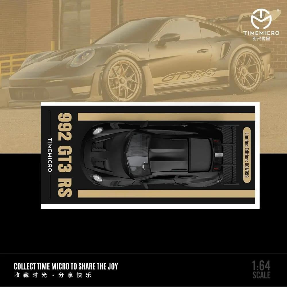 1/64 Porsche 992 GT3 RS Black Gold - TIME MICRO
